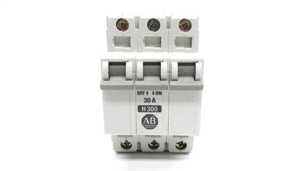 ALLEN BRADLEY 1492-CB3H300 SER. B 30A 480VAC NSNP