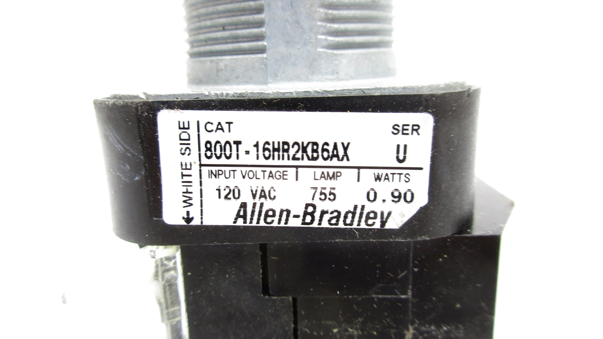 ALLEN BRADLEY 800T-16HR2KB6AX SER. U NSNP
