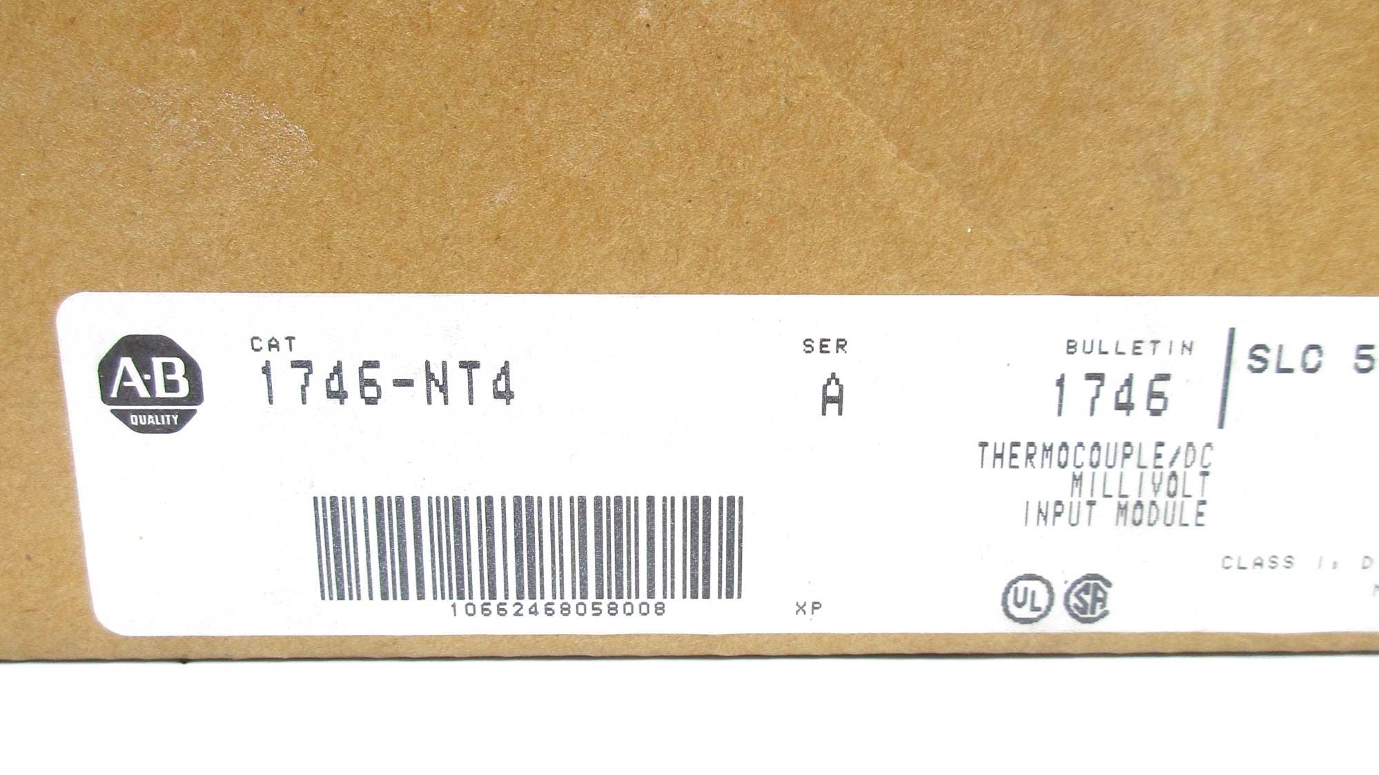 ALLEN BRADLEY 1746-NT4 SER. A F/W 1 NSMP