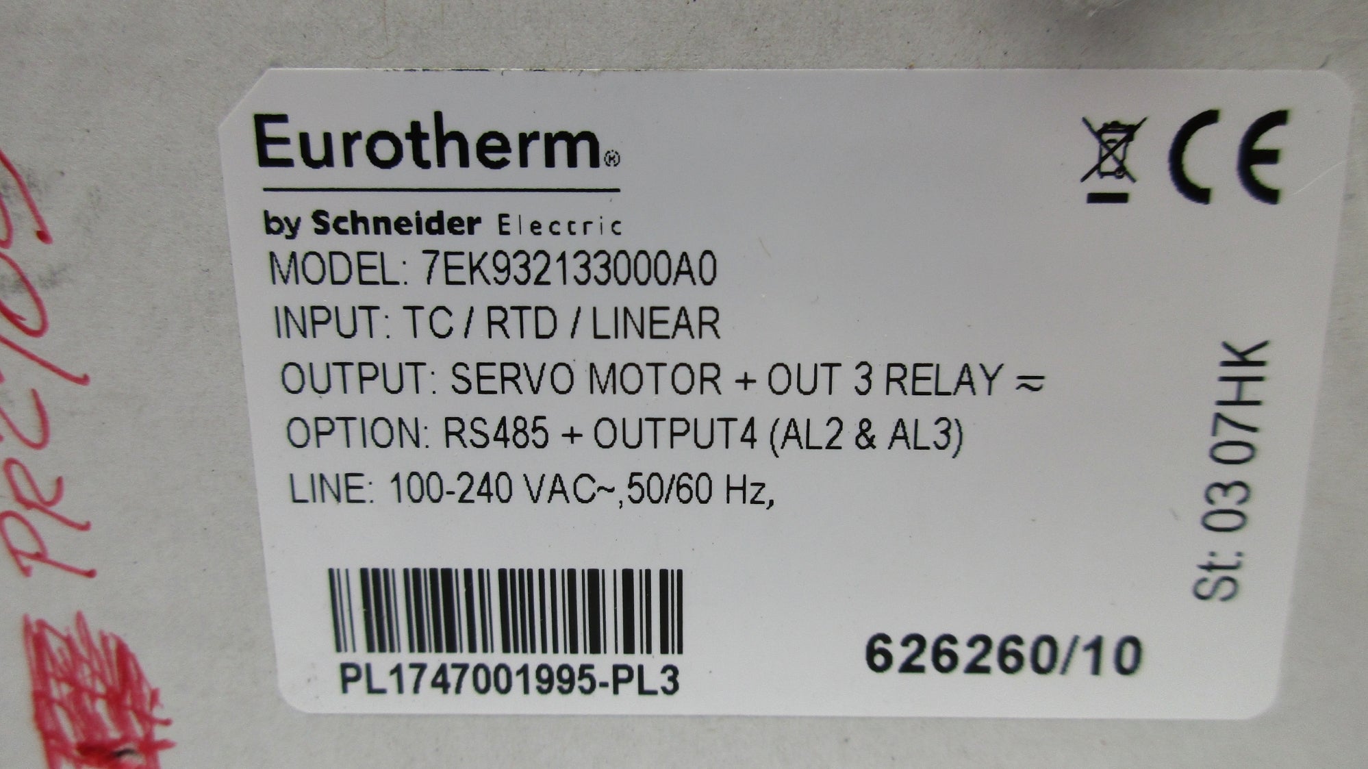 EUROTHERM 7EK932133000A0 NSMP