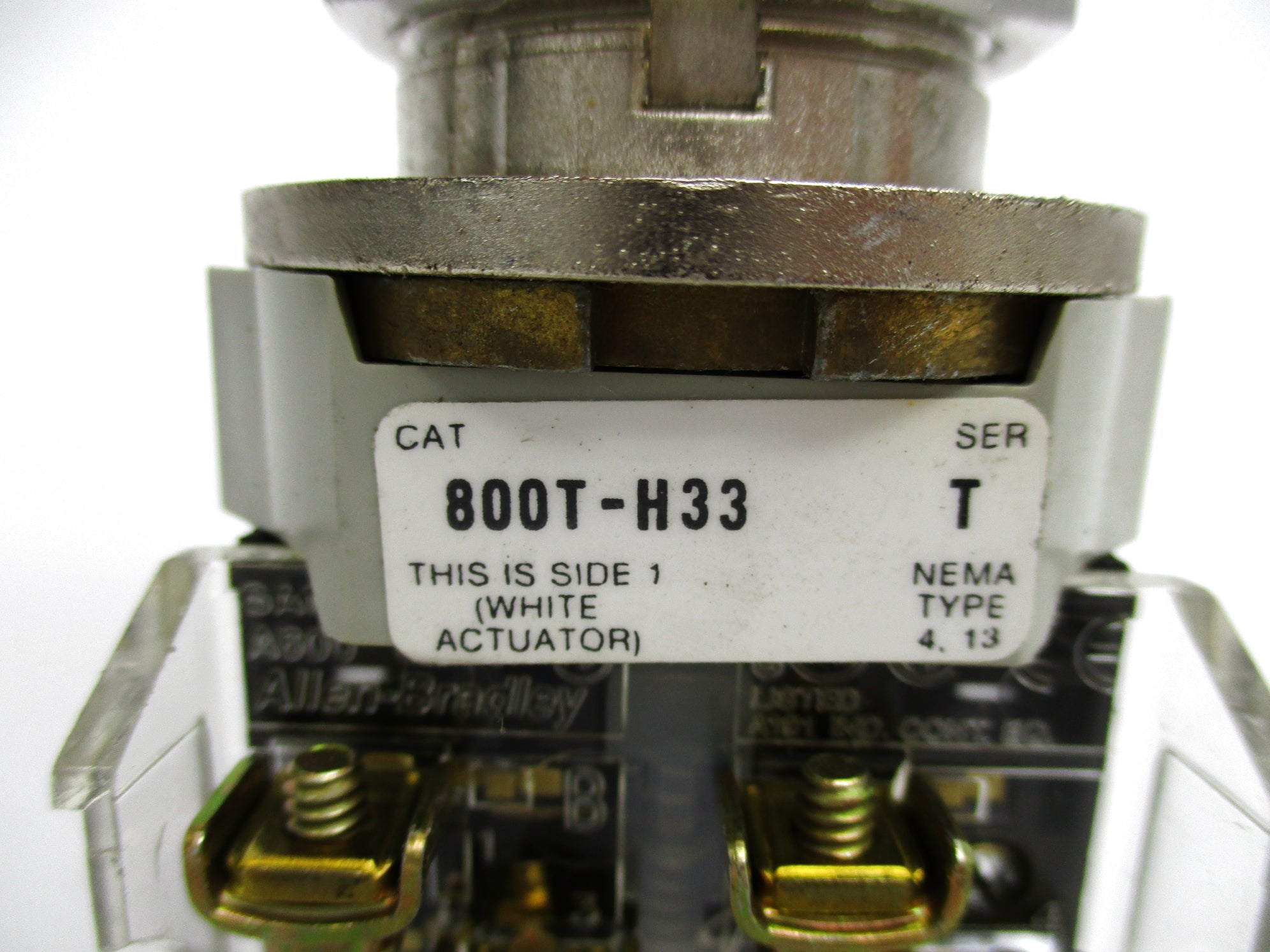 INDUSTRIAL SPARE PART 800T-H33 SER. T (NO KEY) UNMP