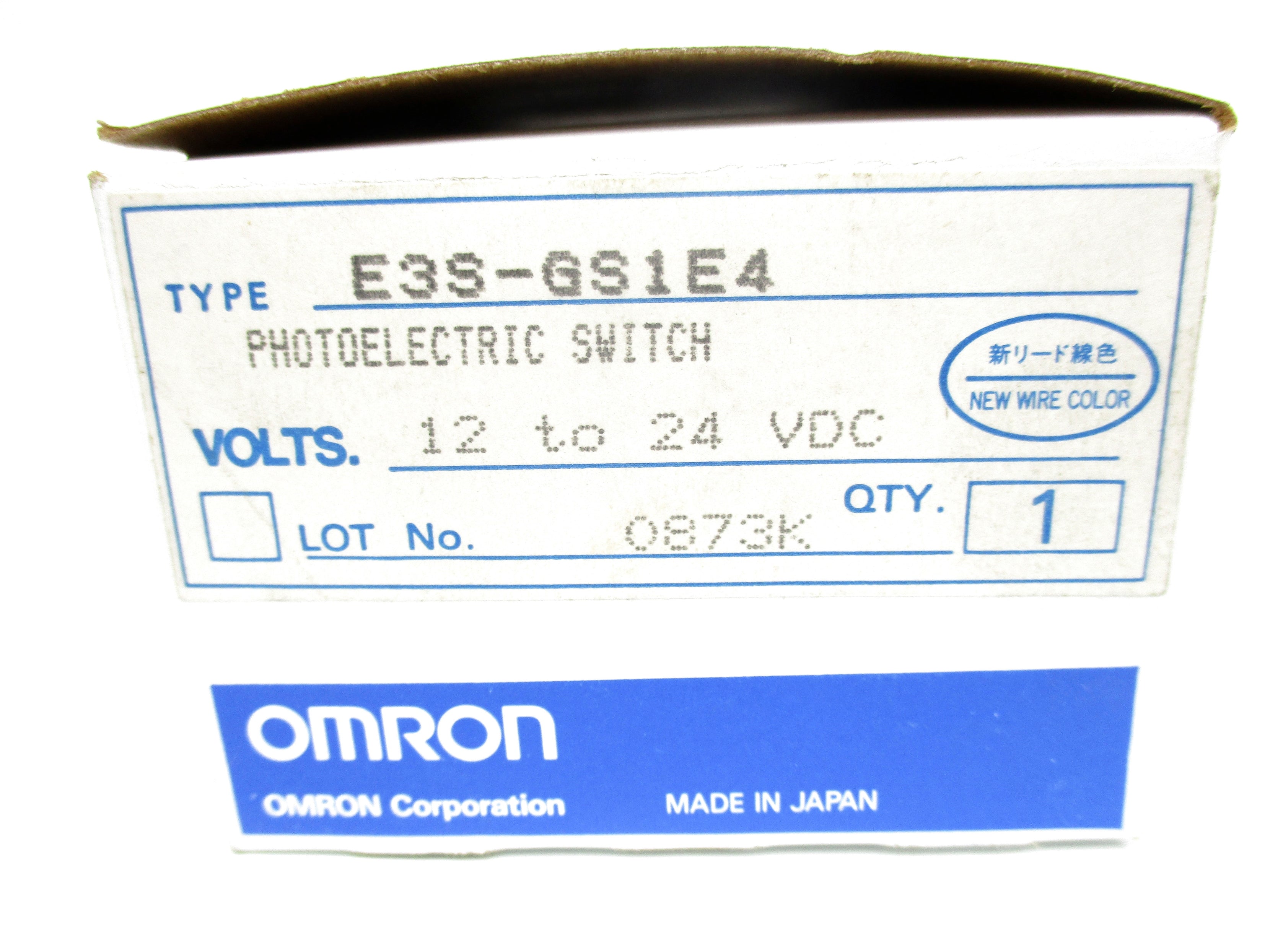OMRON E3S-GS1E4 12-24VDC NSMP