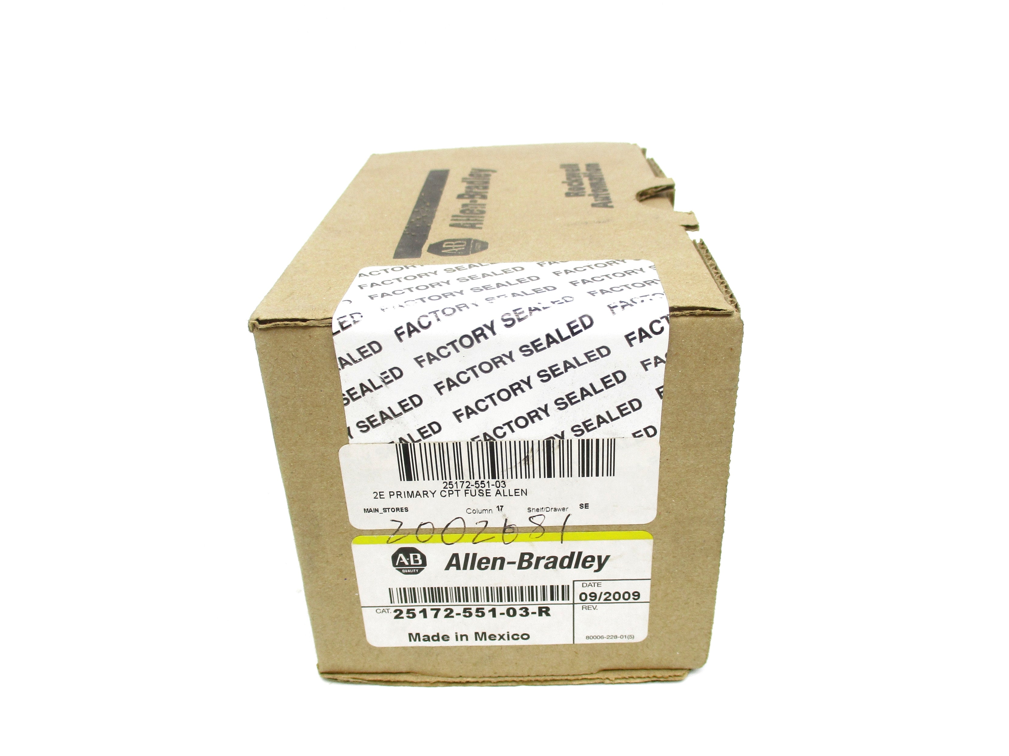 INDUSTRIAL SPARE PART 25172-551-03-R (BR/YL) NSFS