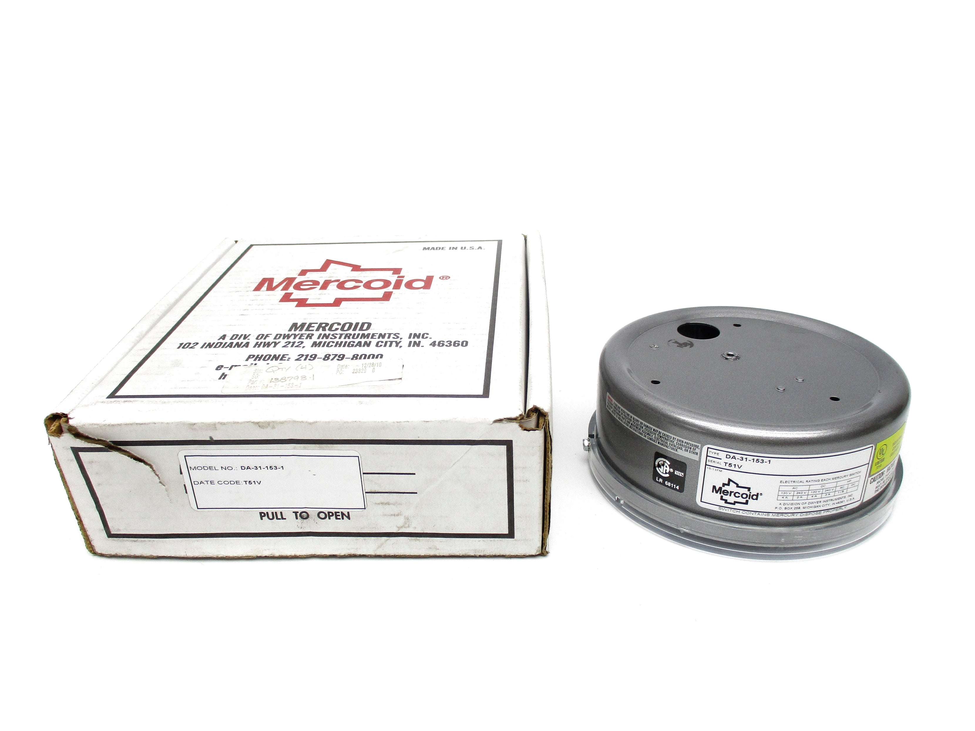 MERCOID DA-31-153-1 240V 2A NSMP