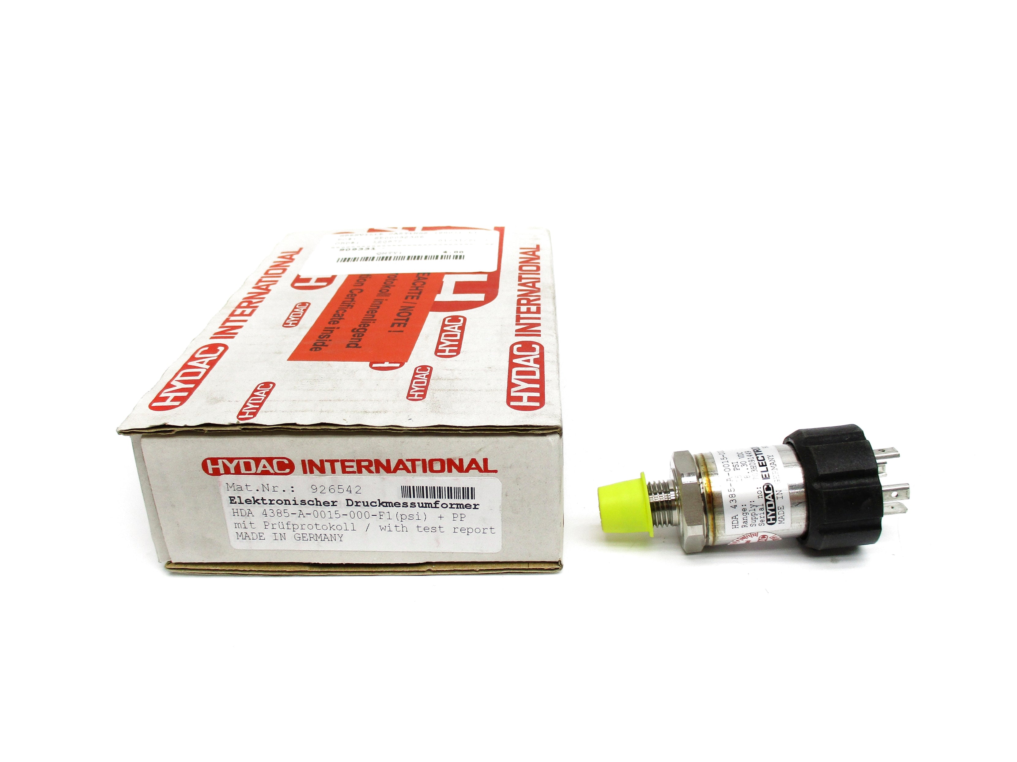 HYDAC HDA4385-A-0015-000-F1 15PSI NSMP