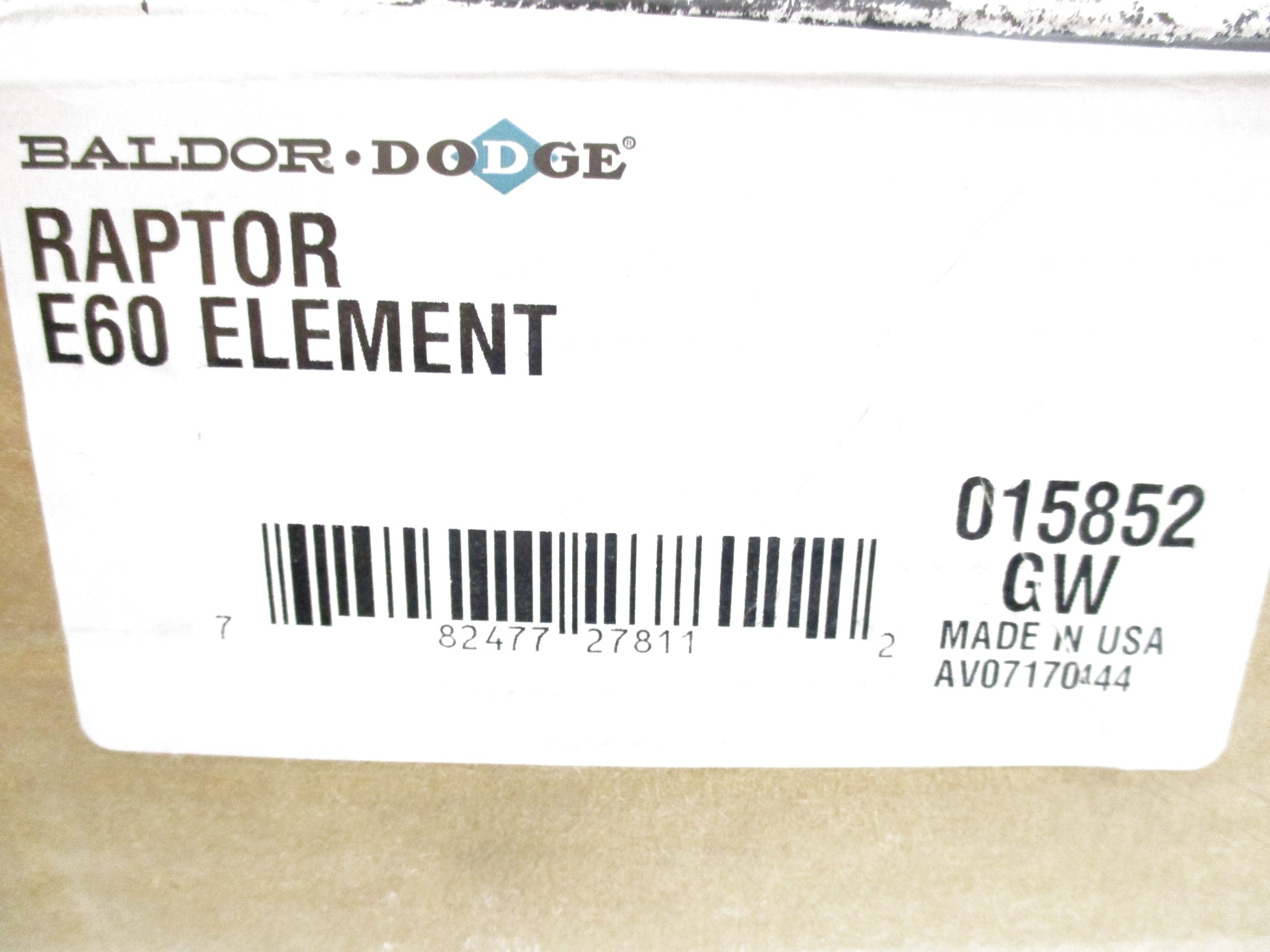 DODGE 015852 E60 NSMP