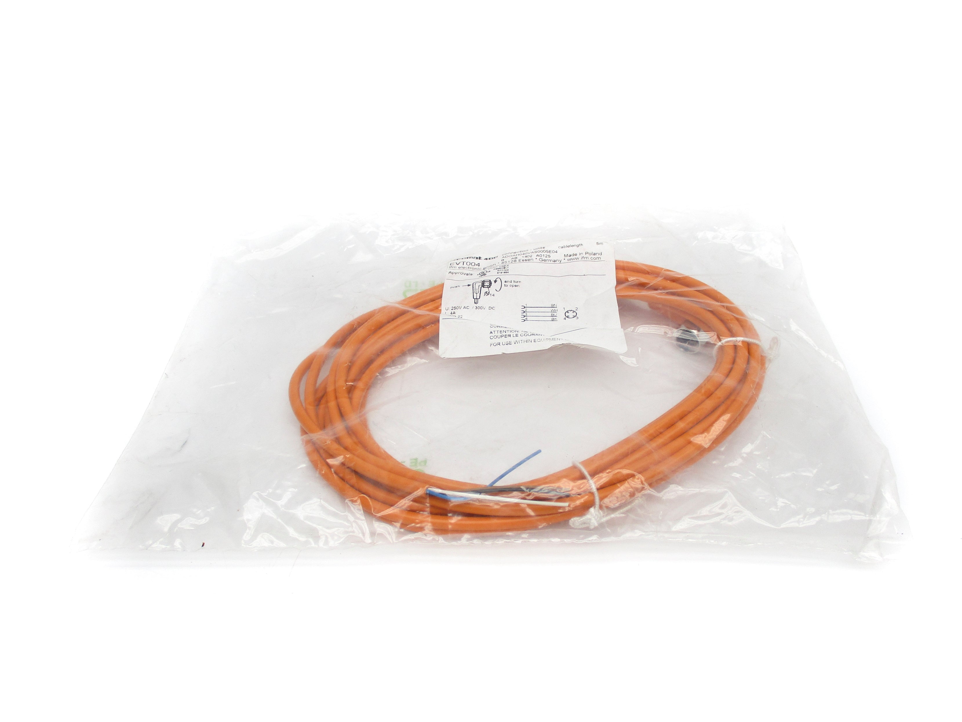 IFM EFECTOR EVT004 ADOAH040VAS0005E04 250VAC 4A NSMP