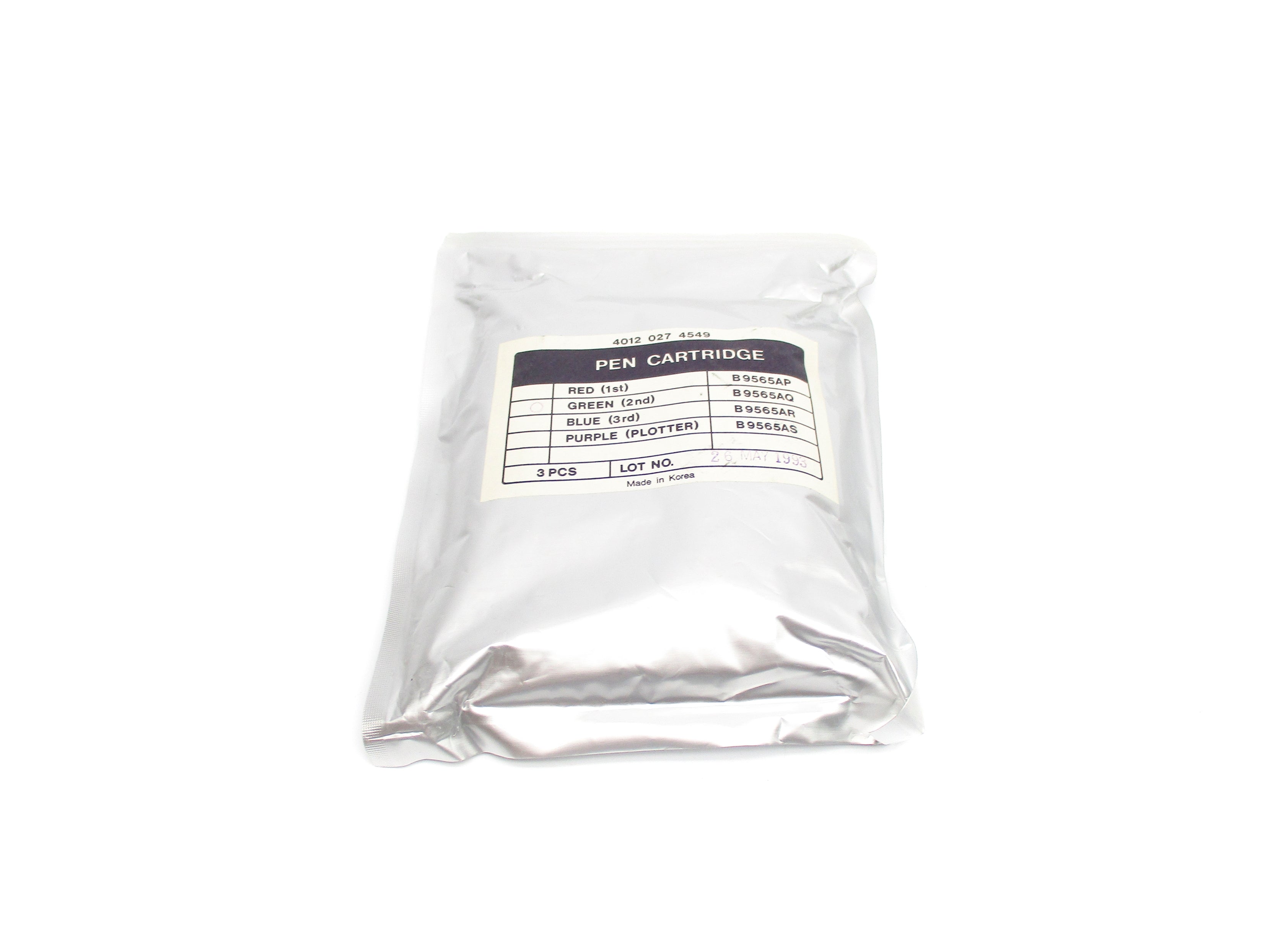 PEN CARTRIDGE B9565AQ (PKG OF 3) NSFS