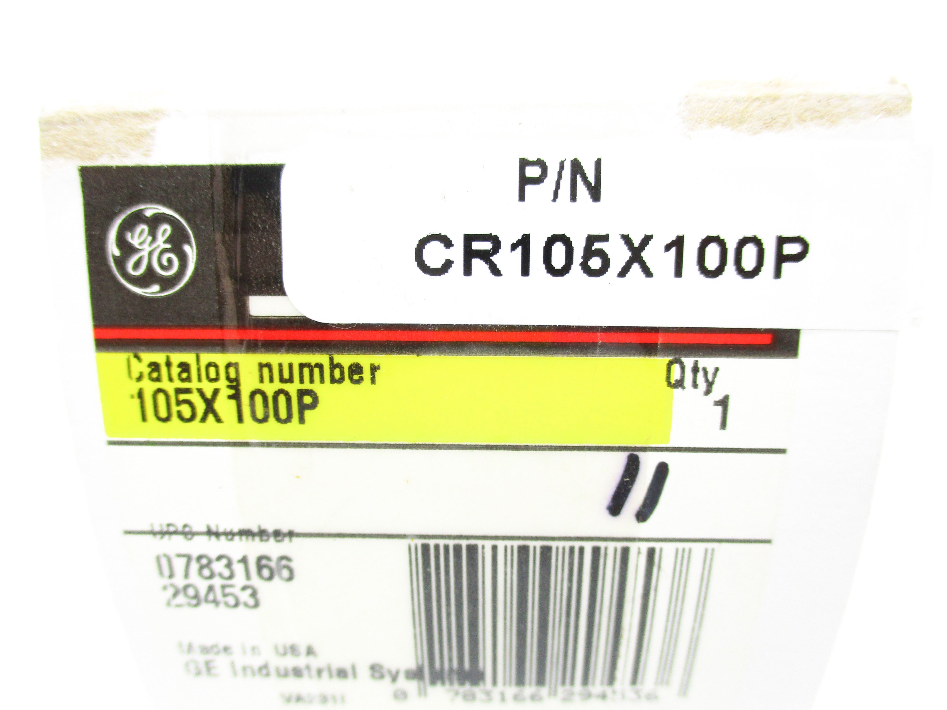 GENERAL ELECTRIC 105X100P NSMP