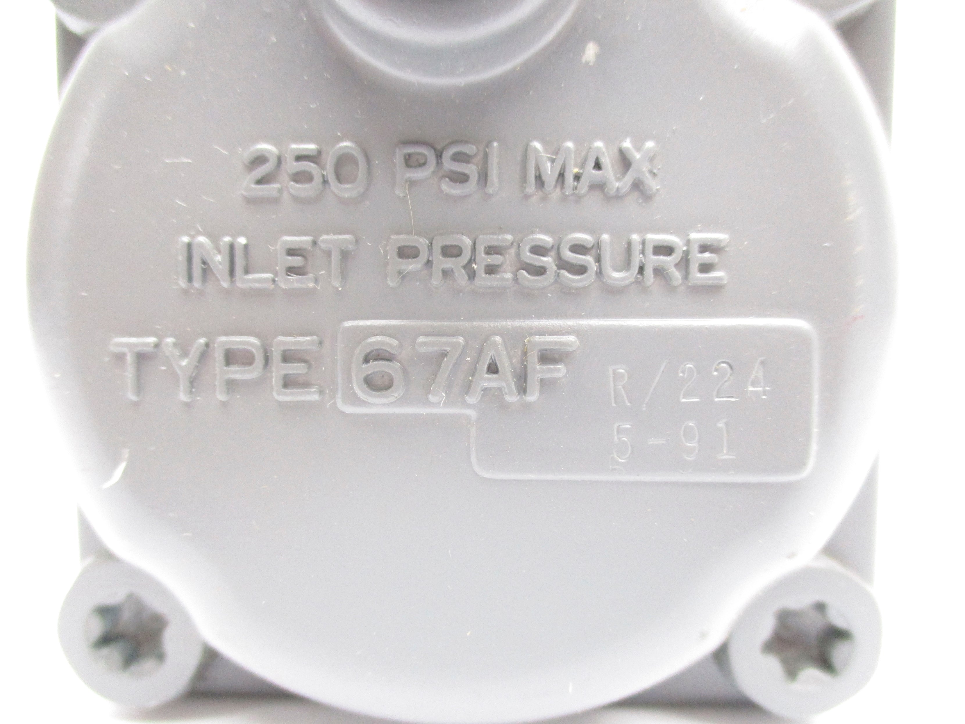 FISHER CONTROLS 67AFR/224 250PSI NSNP