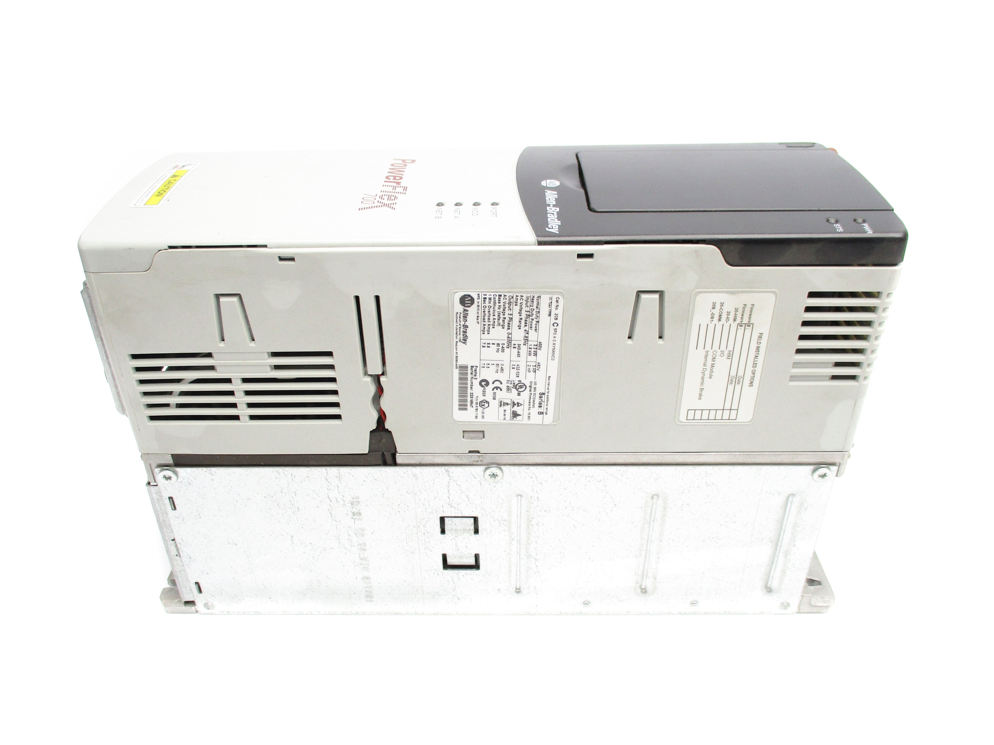 ALLEN BRADLEY 20BC5P0A0AYNANC0 SER. B F/W 10.001 NSNP