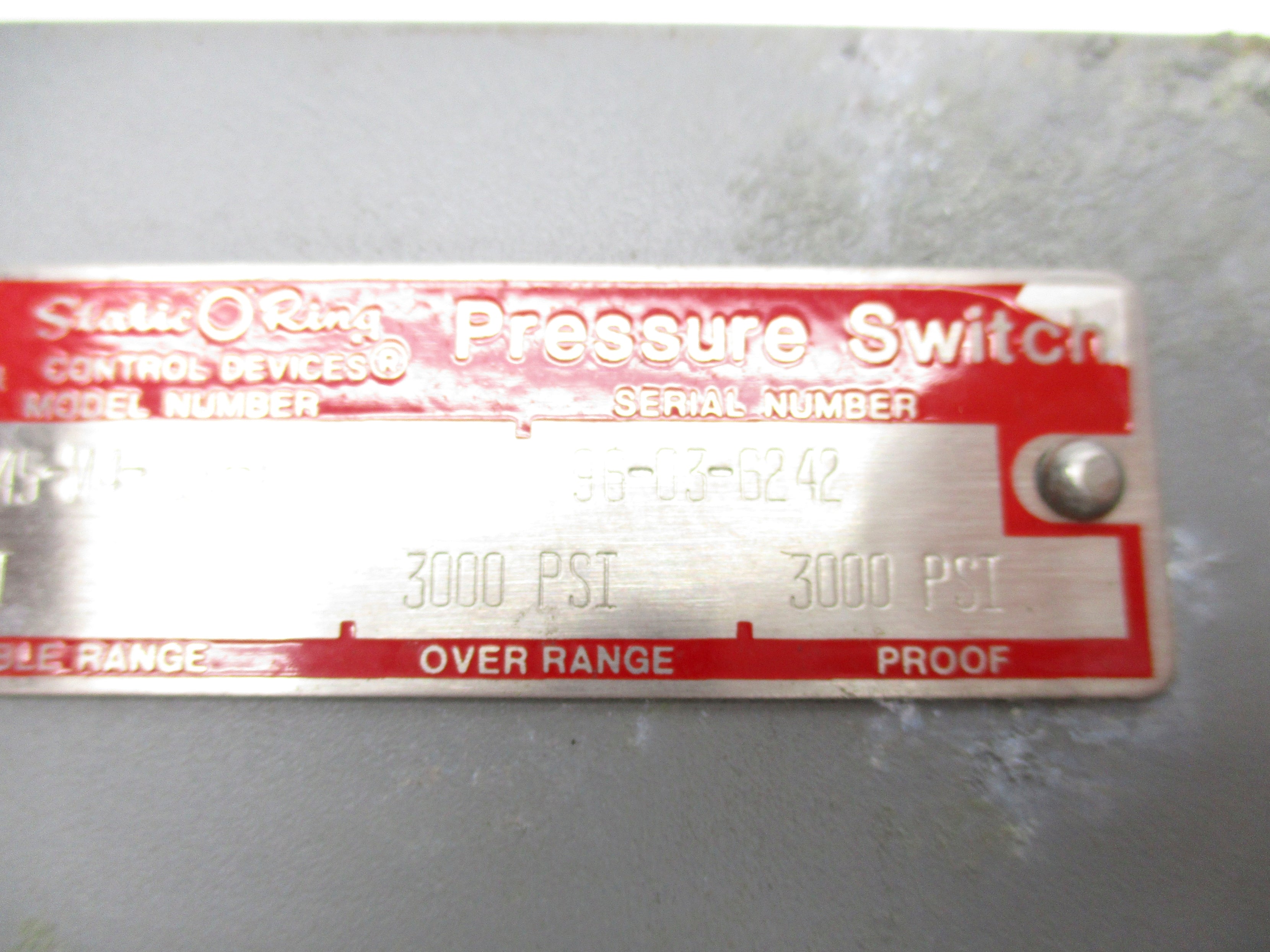 SOR 5NN-W45-M4-C1A-X2 45-550PSI UNMP