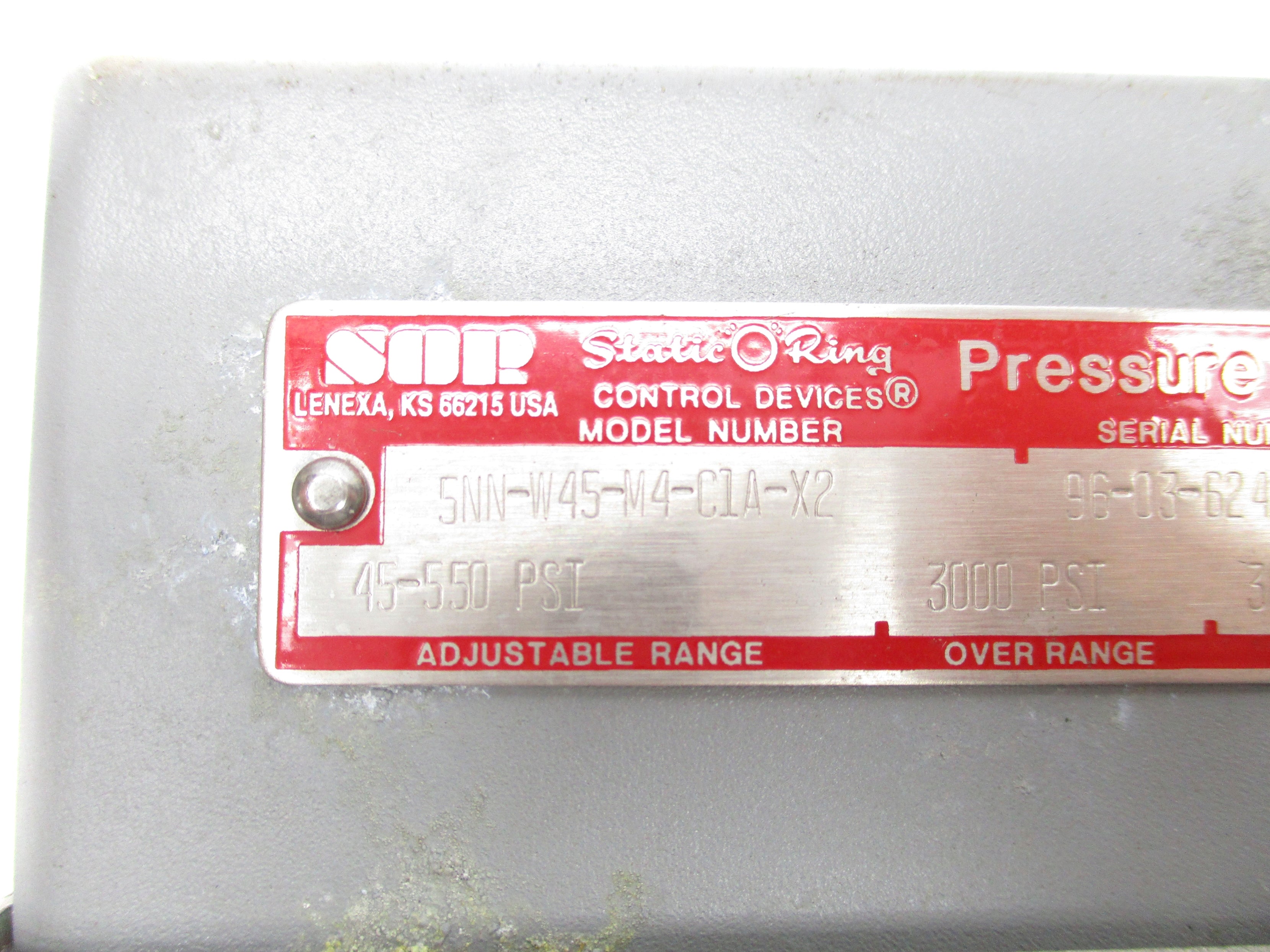 SOR 5NN-W45-M4-C1A-X2 45-550PSI UNMP