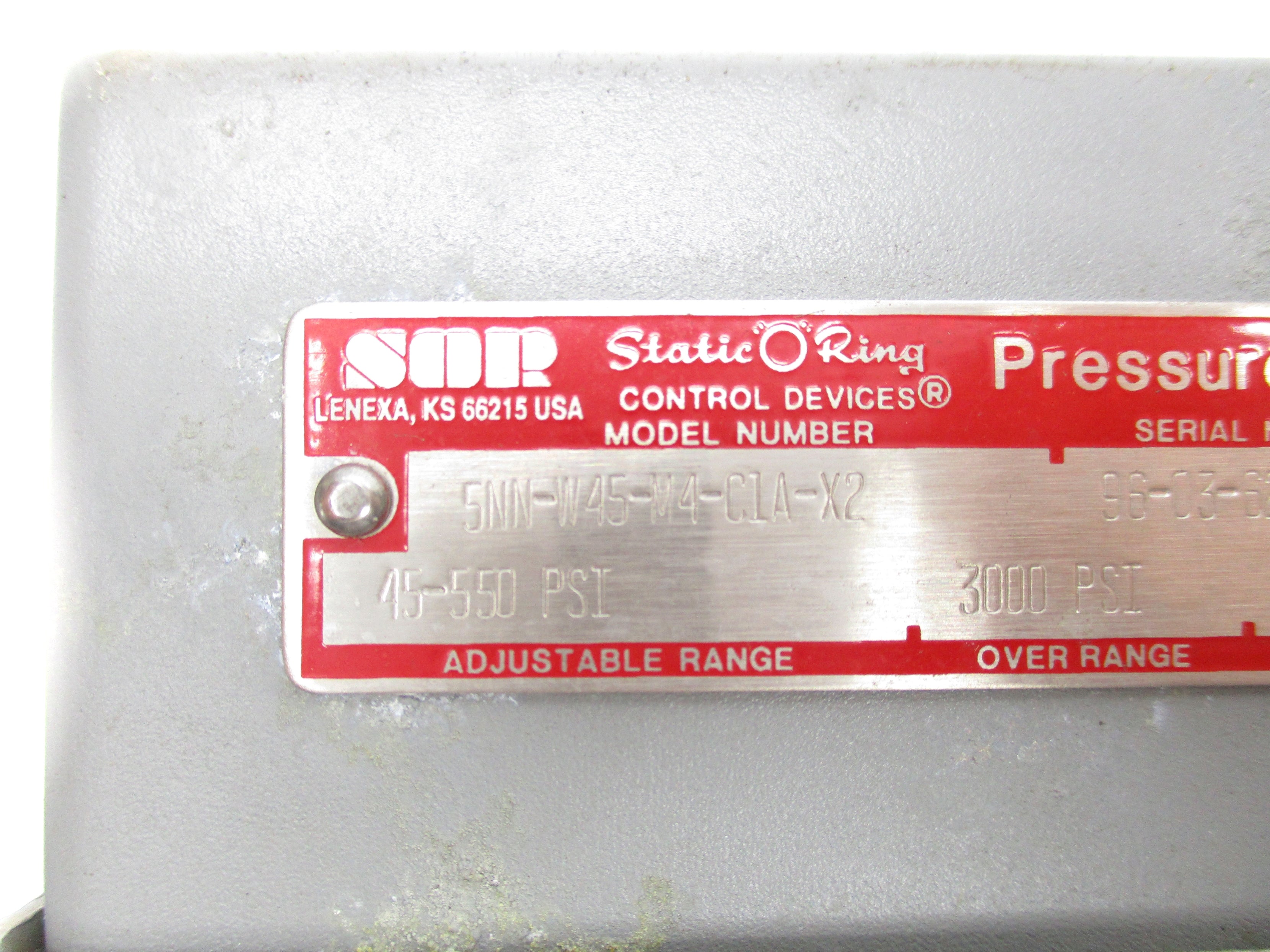 SOR 5NN-W45-M4-C1A-X2 45-550PSI UNMP