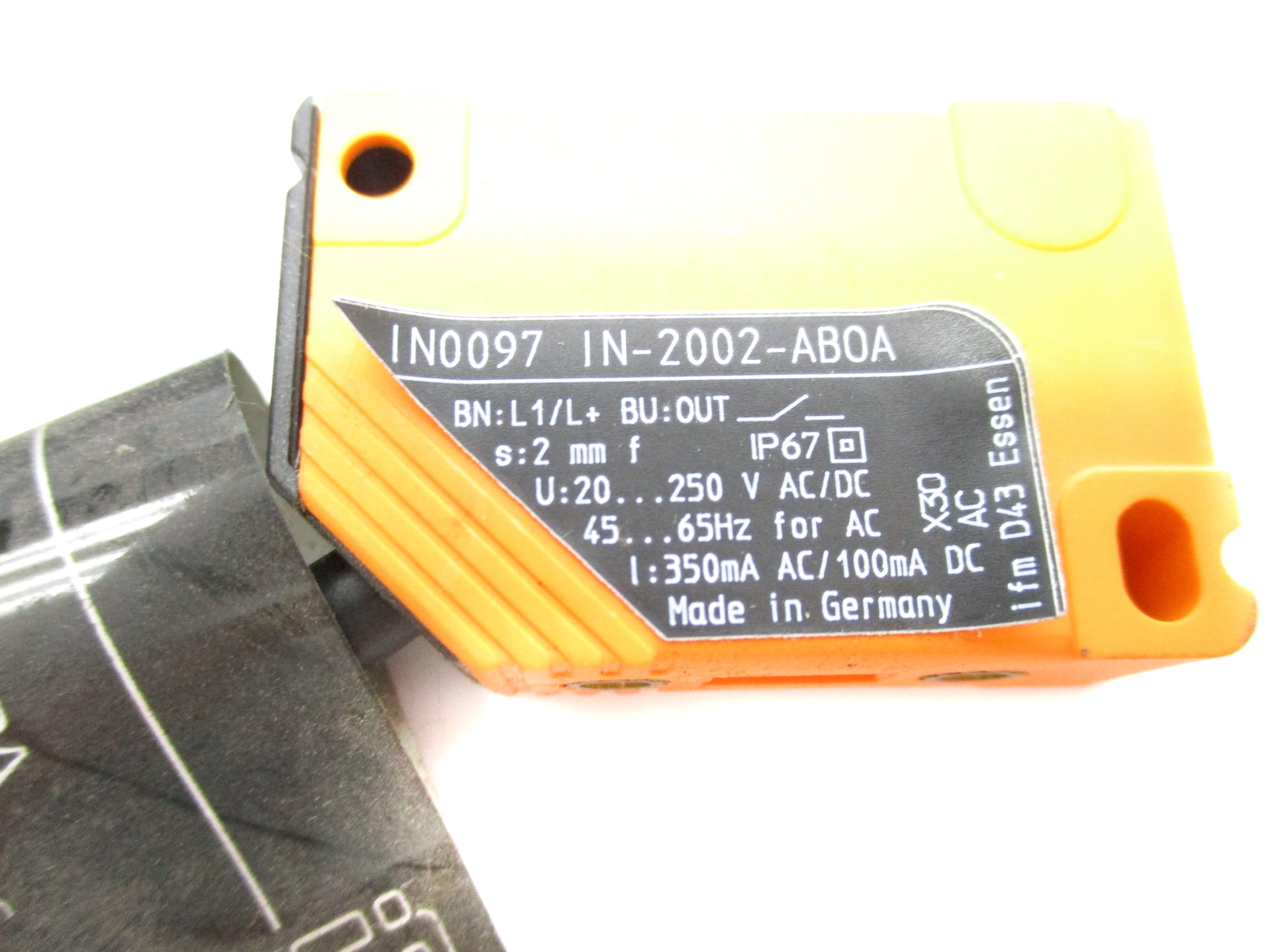 IFM EFECTOR IN0097 IN-2002-ABOA 20-250VAC/DC NSNP