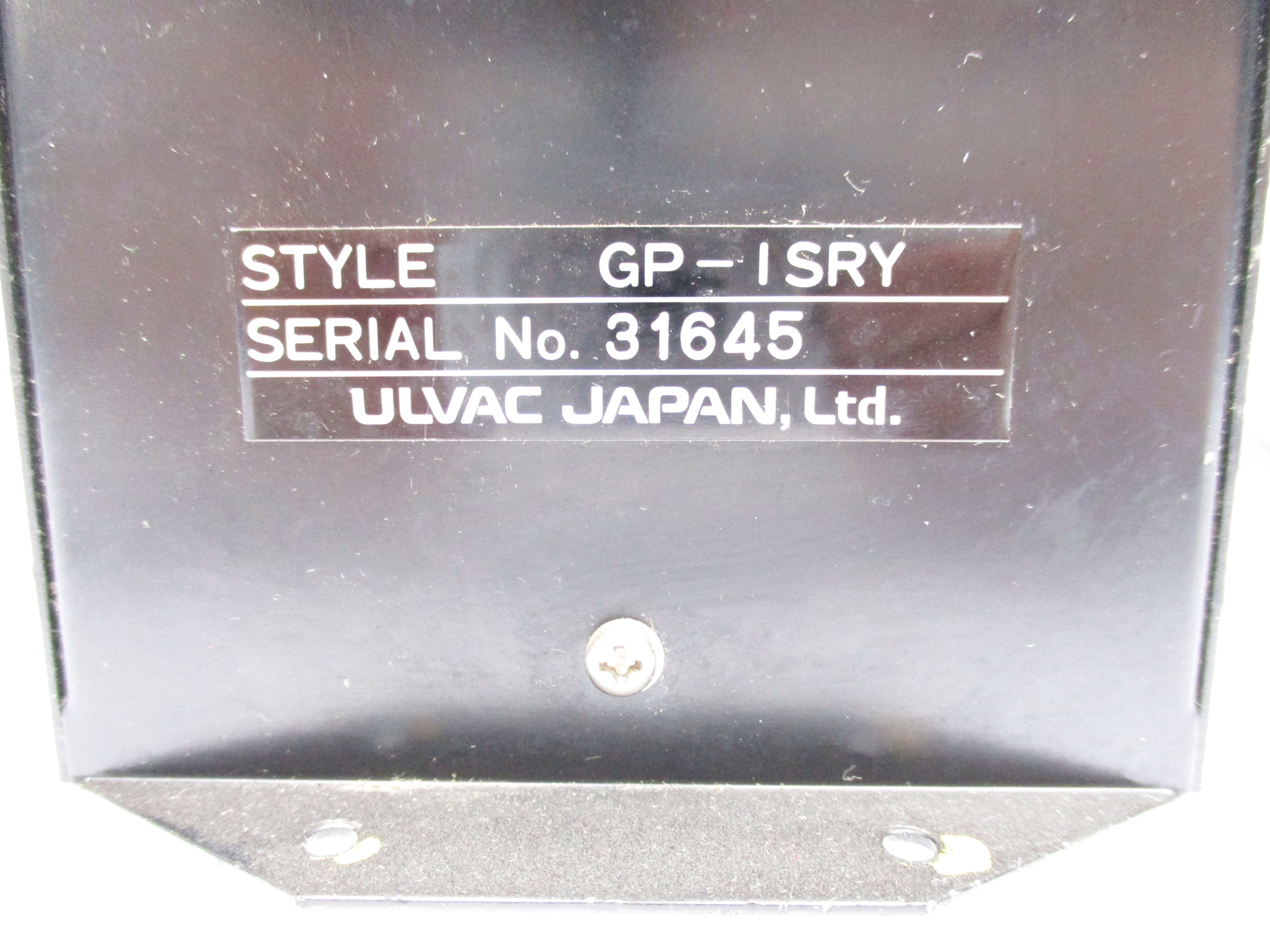 ULVAC GP-ISRY UNMP