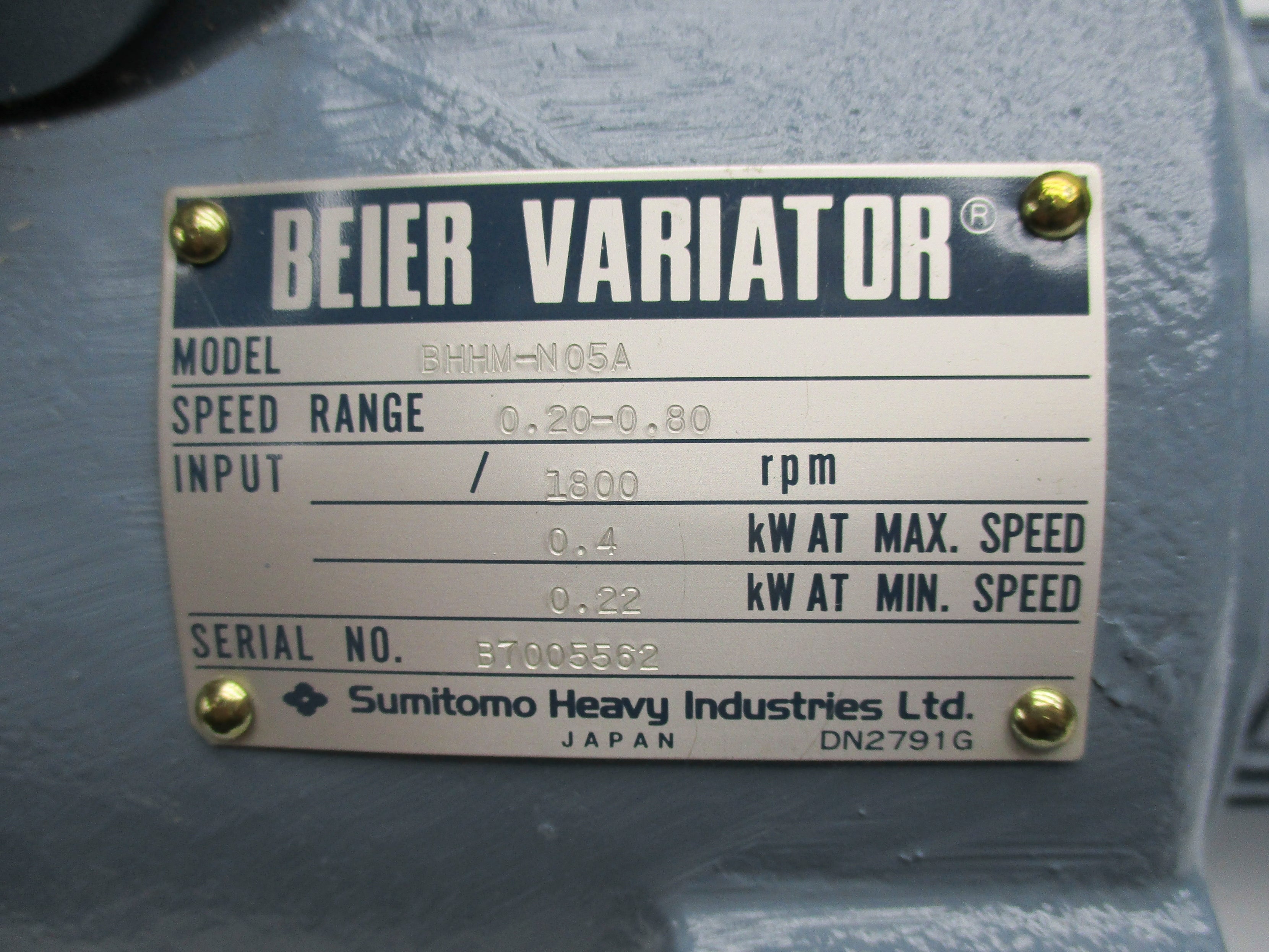 SUMITOMO BHHM-N05A NSNP