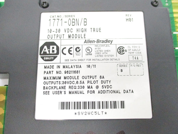 ALLEN BRADLEY 1771-OBN SER. B 10-30VDC 8A REV. H01 NSNP
