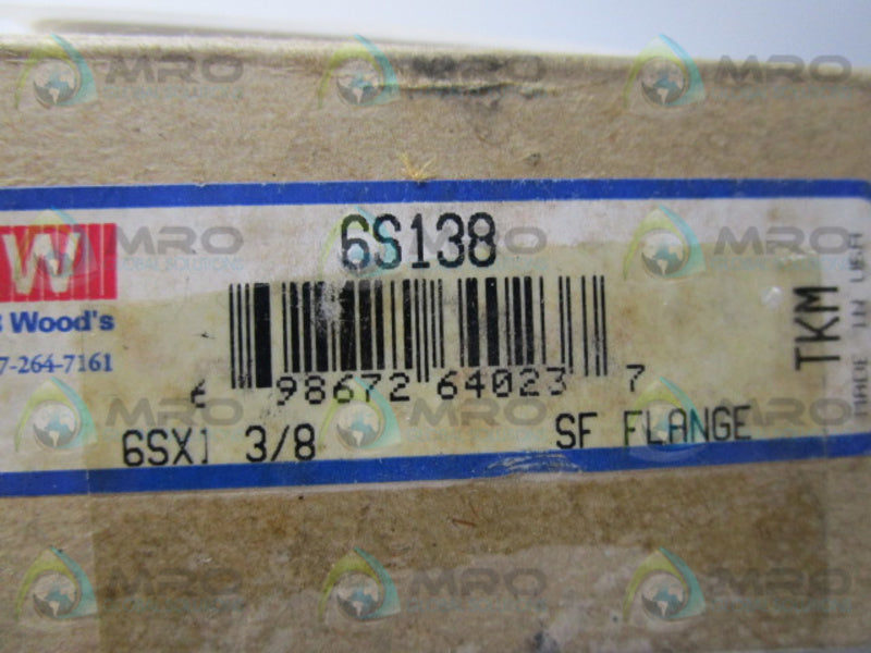 TB WOODS 6S 1-3/8"  NSMP