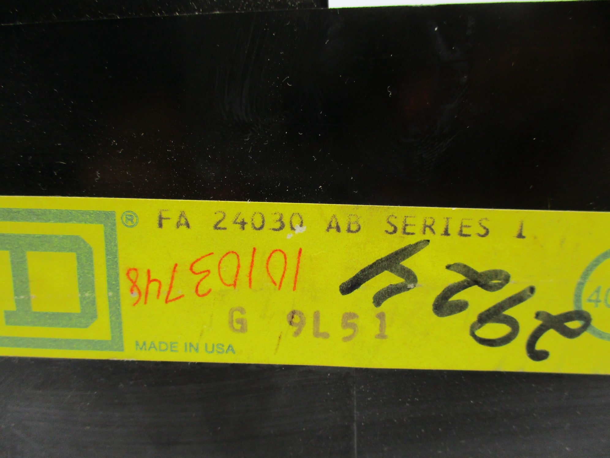 SQUARE D FA24030AB SER. 1 240V 30A UNMP