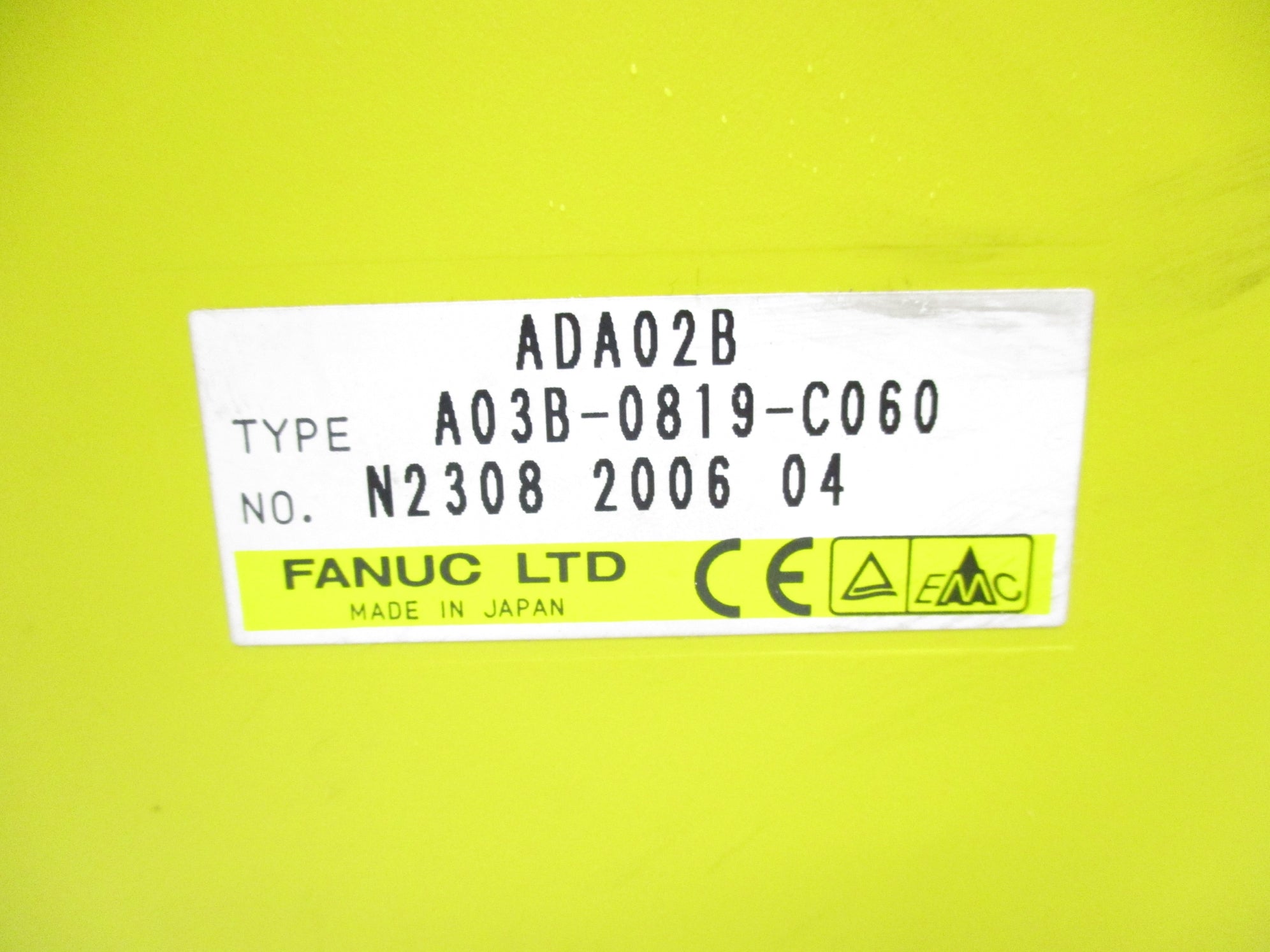FANUC A03B-0819-C060 (AS PICTURED) NSNP