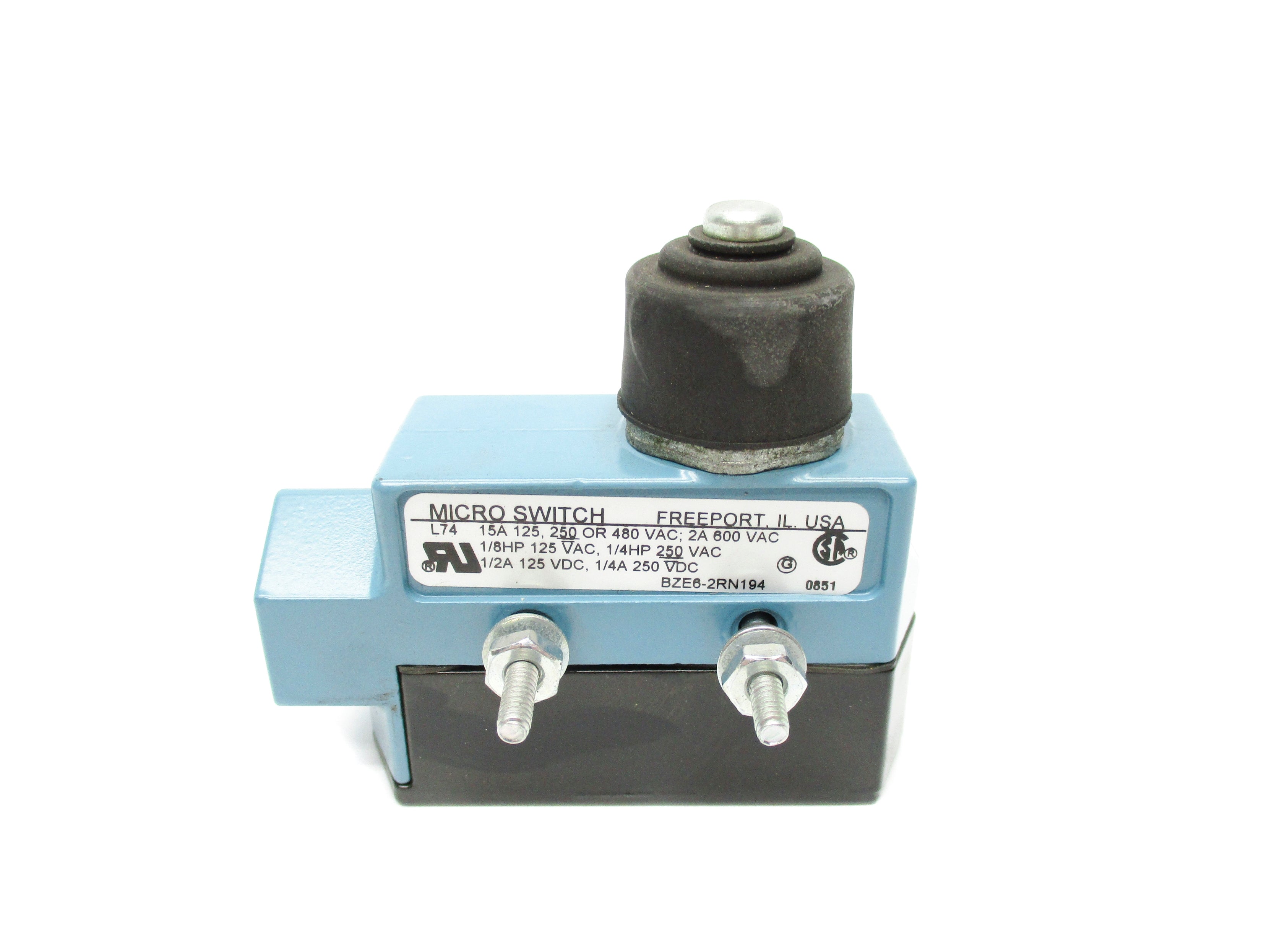 MICRO SWITCH BZE6-2RN194 600VAC 2A NSNP