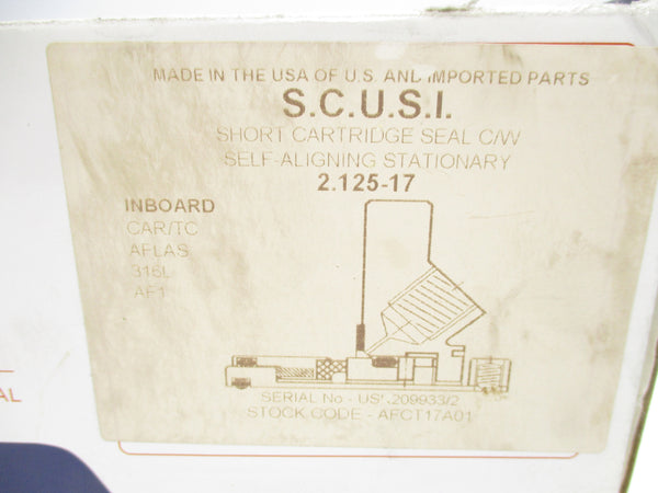 AESSEAL 2.125-17 AFCT17A01 NSMP