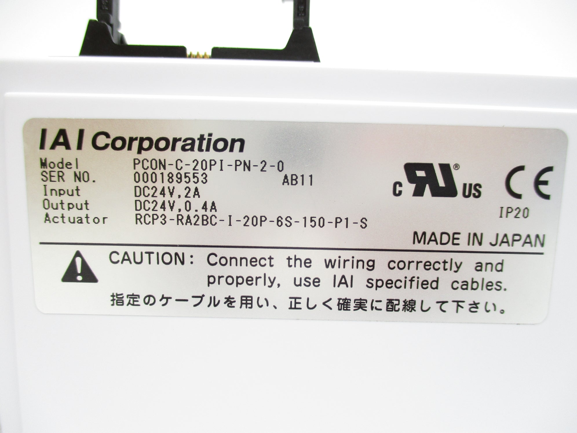 IAI RCP3-RA2BC-I-20P-6S-150-P1-S NSMP