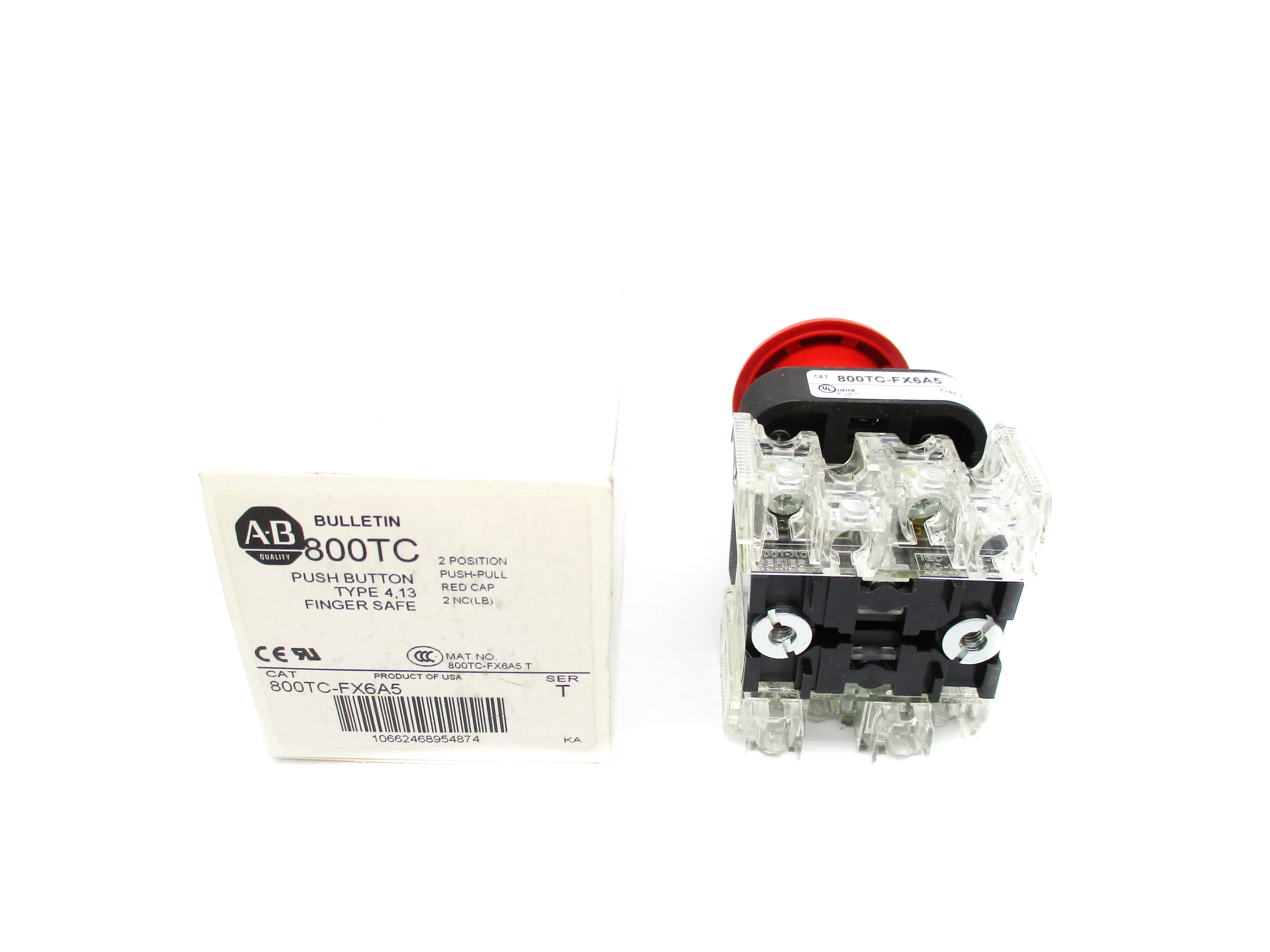 ALLEN BRADLEY 800TC-FX6A5 SER. T (WH) NSMP