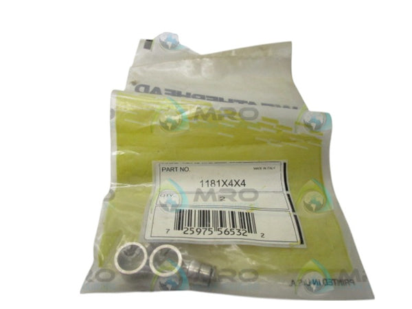 WEATHERHEAD 1181X4X4 (PKG OF 2)  NSMP