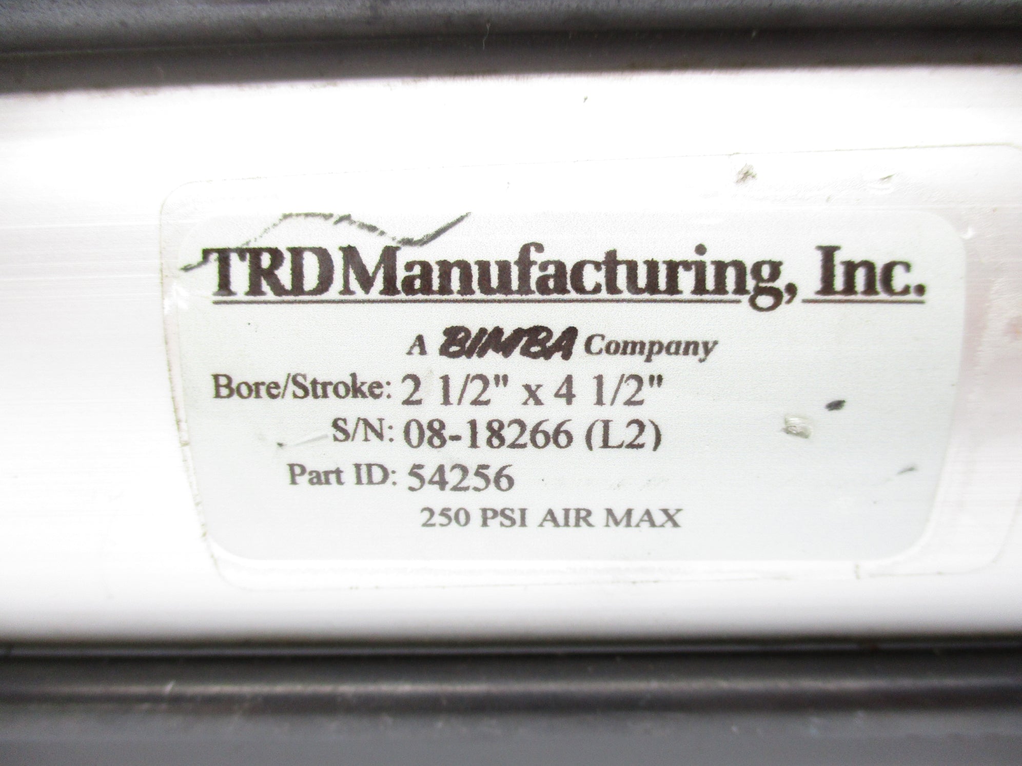 TRD MANUFACTURING 54256 250PSI NSNP