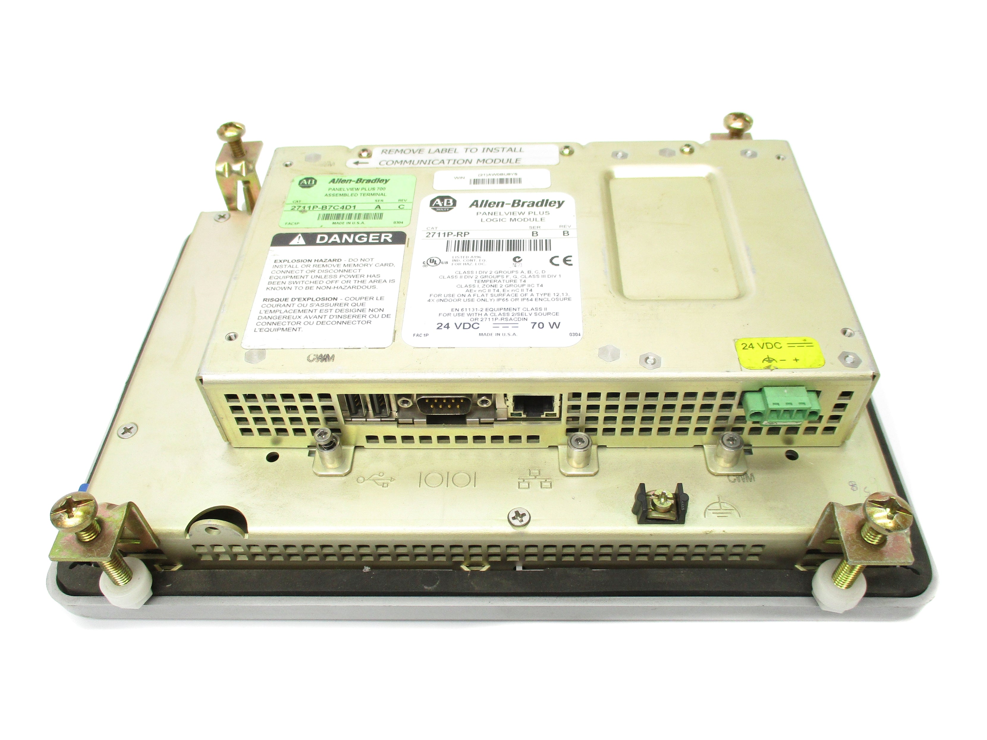 ALLEN BRADLEY 2711P-B7C4D1 SER. A UNMP