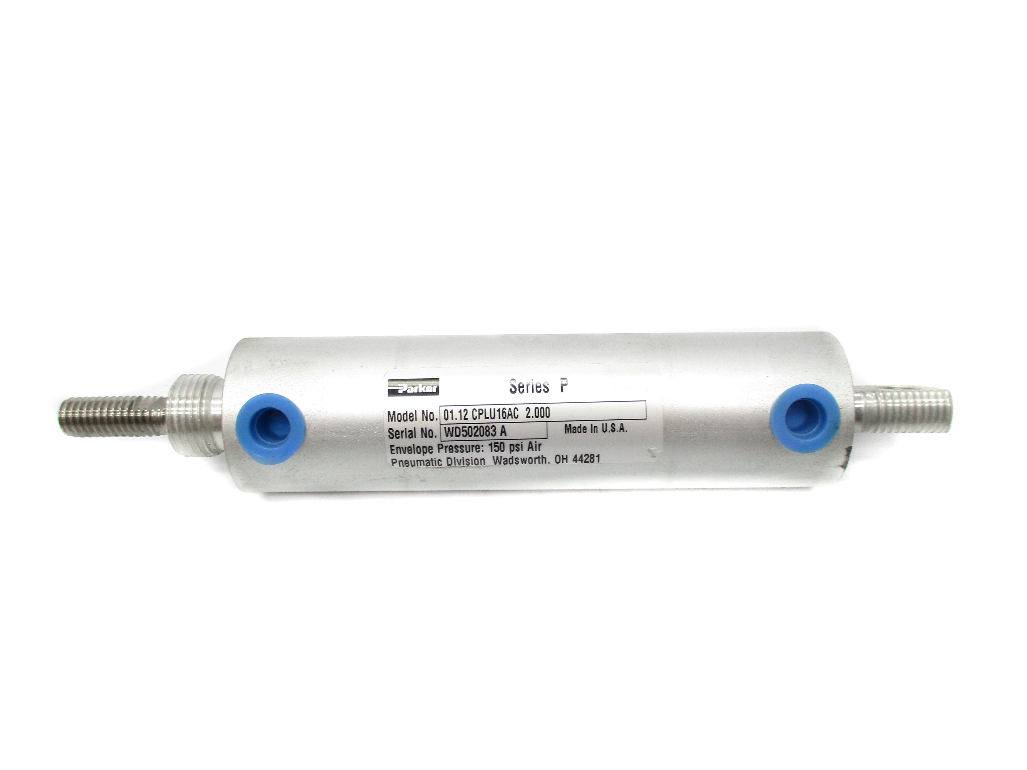 PARKER 01.12CPLU16AC2.000 SER. P 150PSI NSNP