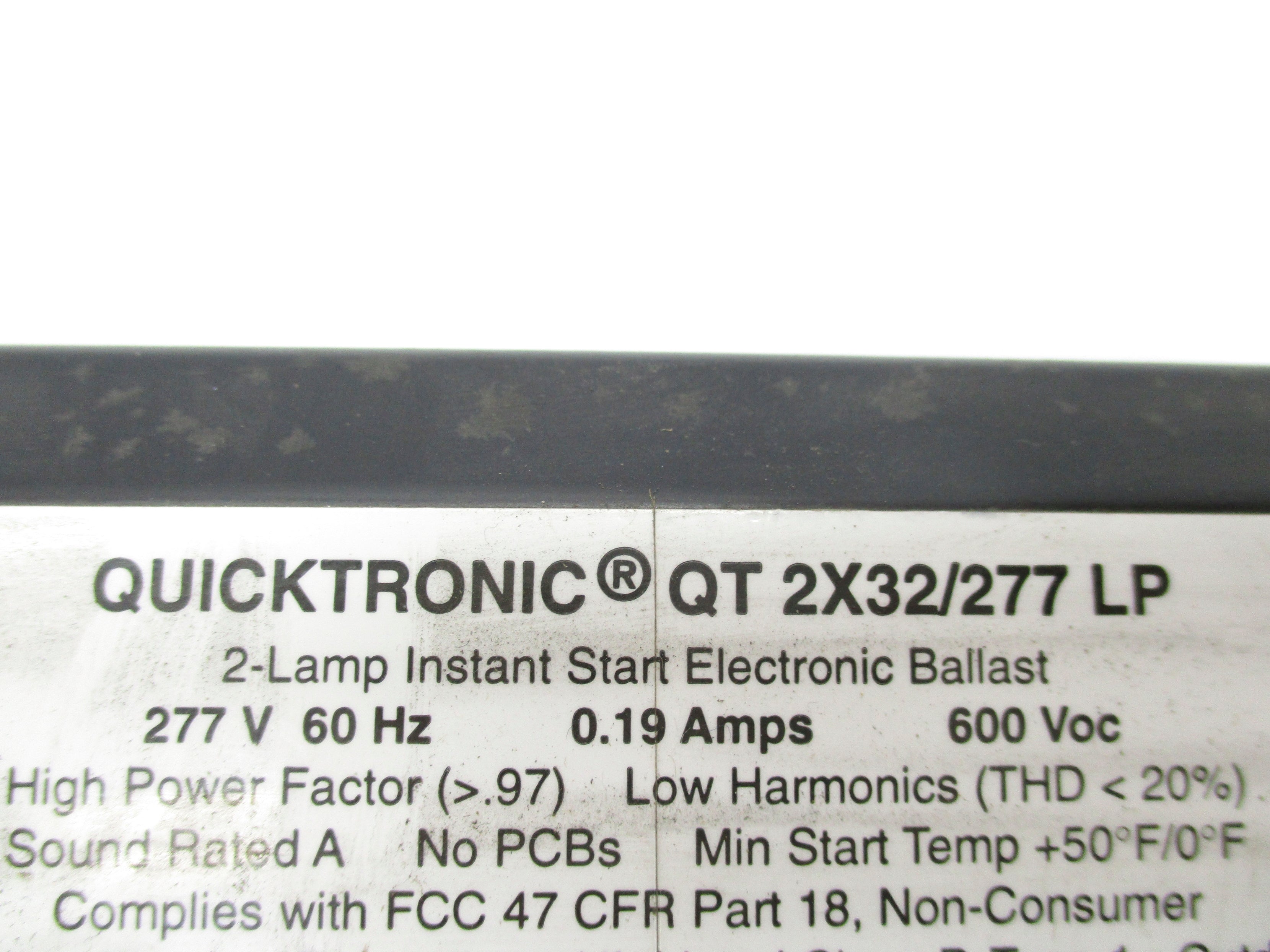 SYLVANIA QT2X32/277LP UNMP
