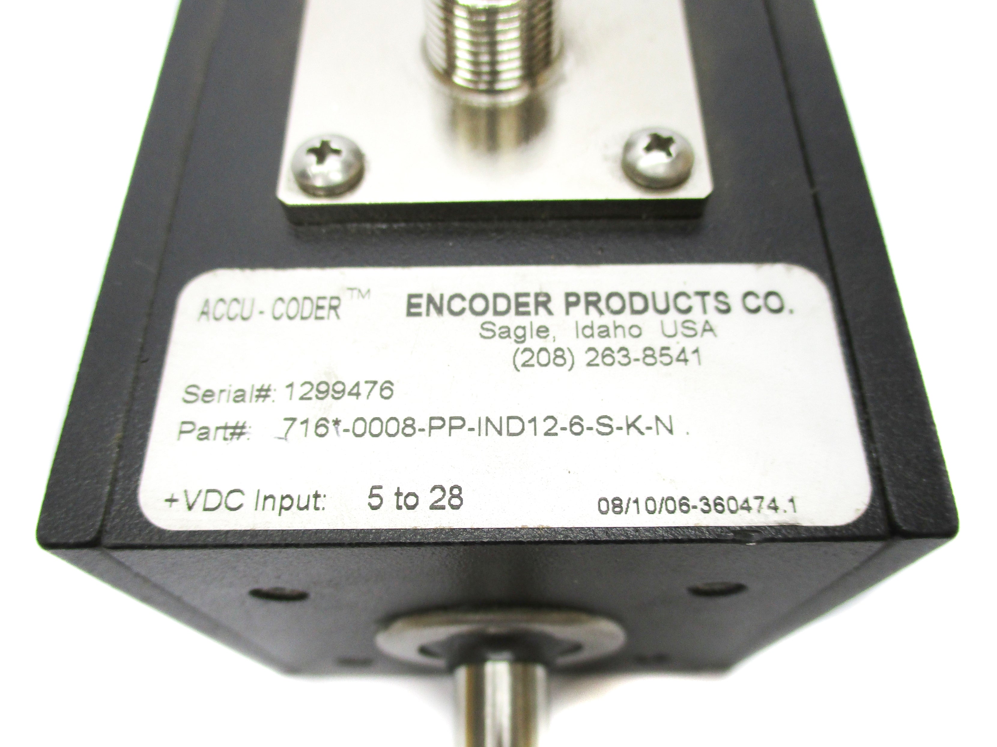 ENCODER PRODUCTS 716*-0008-PP-IND12-6-S-K-N NSNP