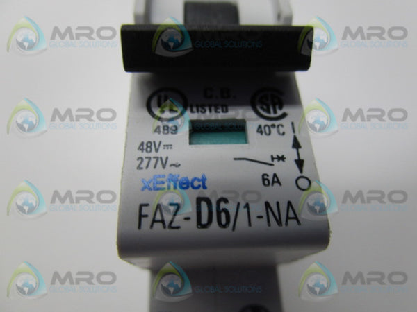 EATON FAZ-D6/1-NA-SP CIRCUIT BREAKER  NSMP
