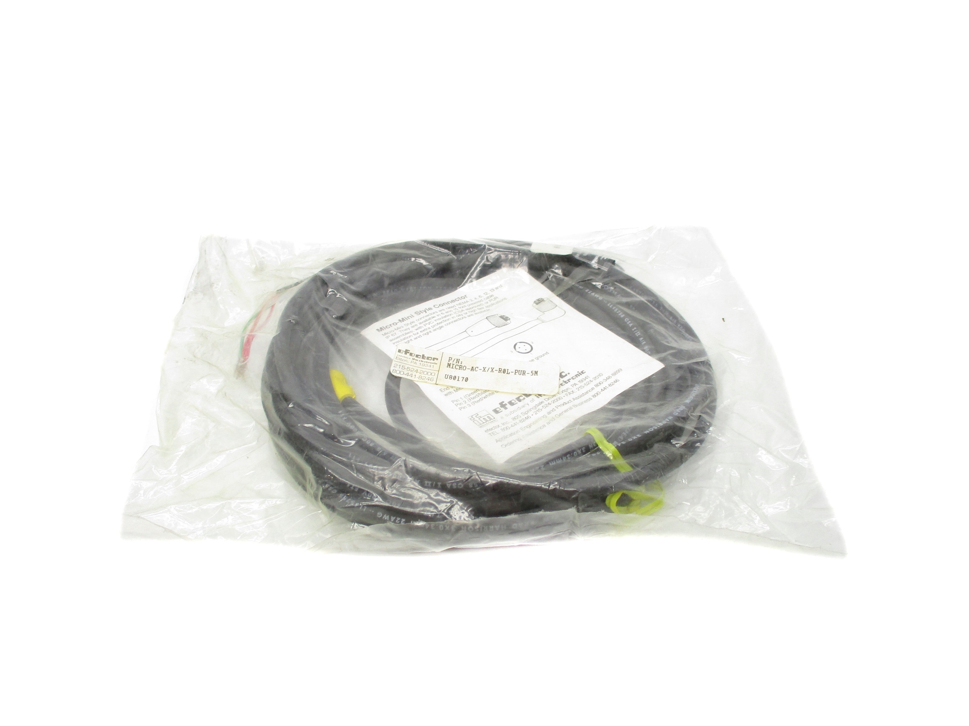 IFM EFECTOR MICRO-AC-X/X-R0L-PUR-5M NSMP