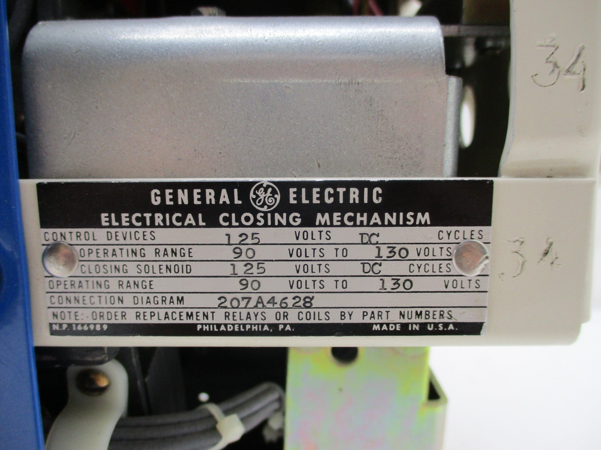 GENERAL ELECTRIC 204A8668-413-MF AK-2A-25-1 600A 600V REMAN