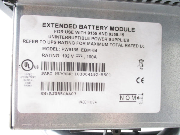 EATON PW9155 EBM-64 NSNP