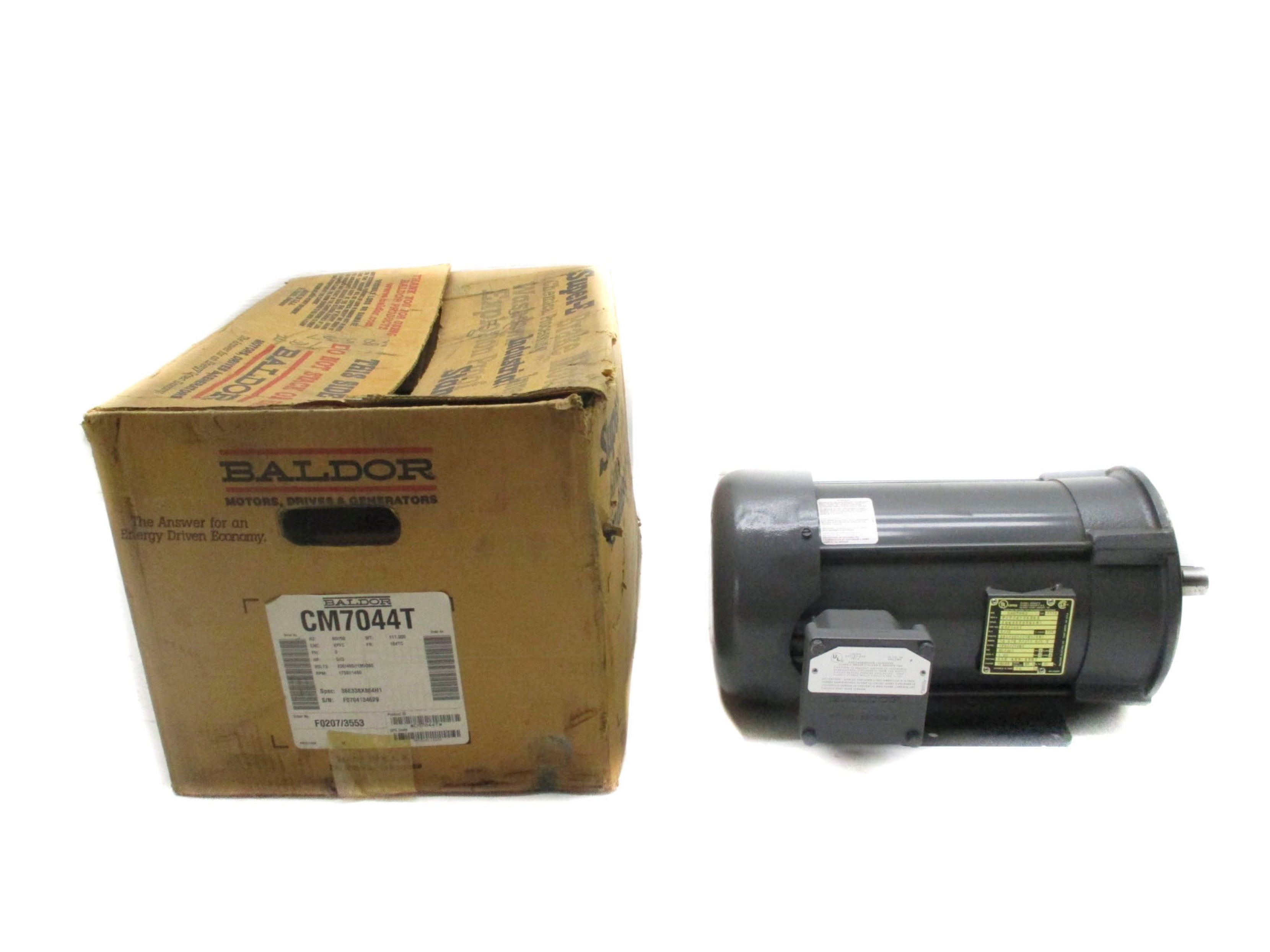 BALDOR CM7044T 230/460V//190/380V 13.4/6.7//10.6/5.3A NSNP
