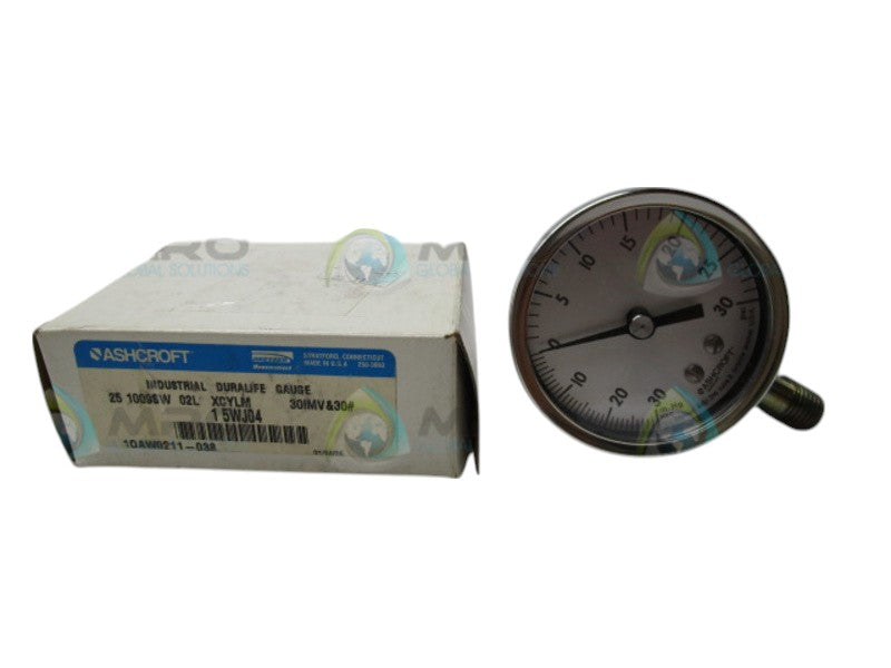 ASHCROFT 251009SW02LXCYLM30IMV&30#  NSMP