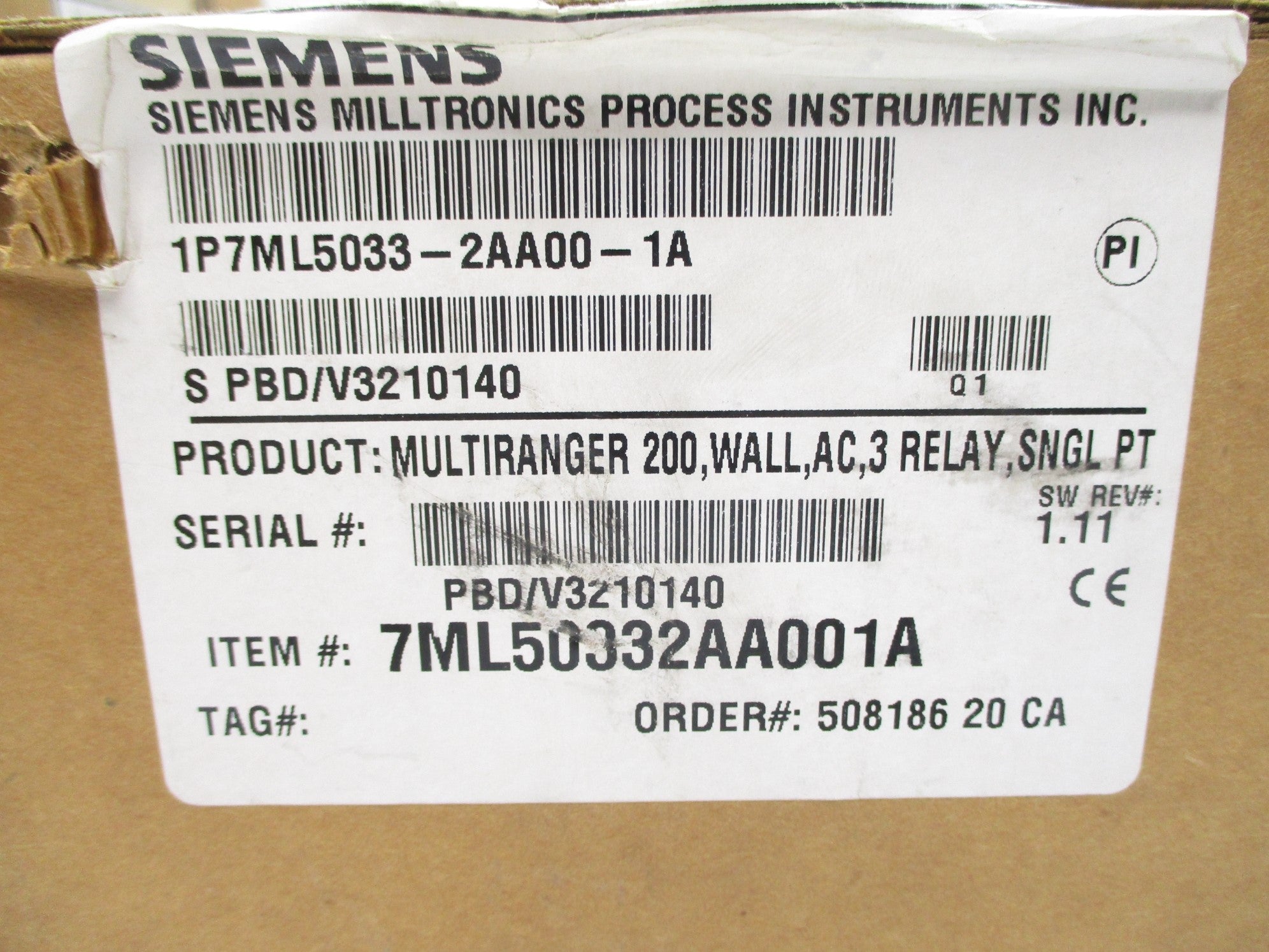SIEMENS 7ML5033-2AA00-1A NSMP