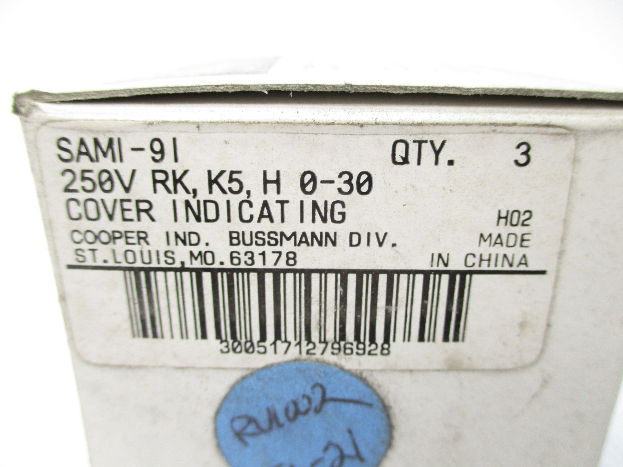 BUSSMAN SAMI-9I 250V (PKG OF 3) NSMP