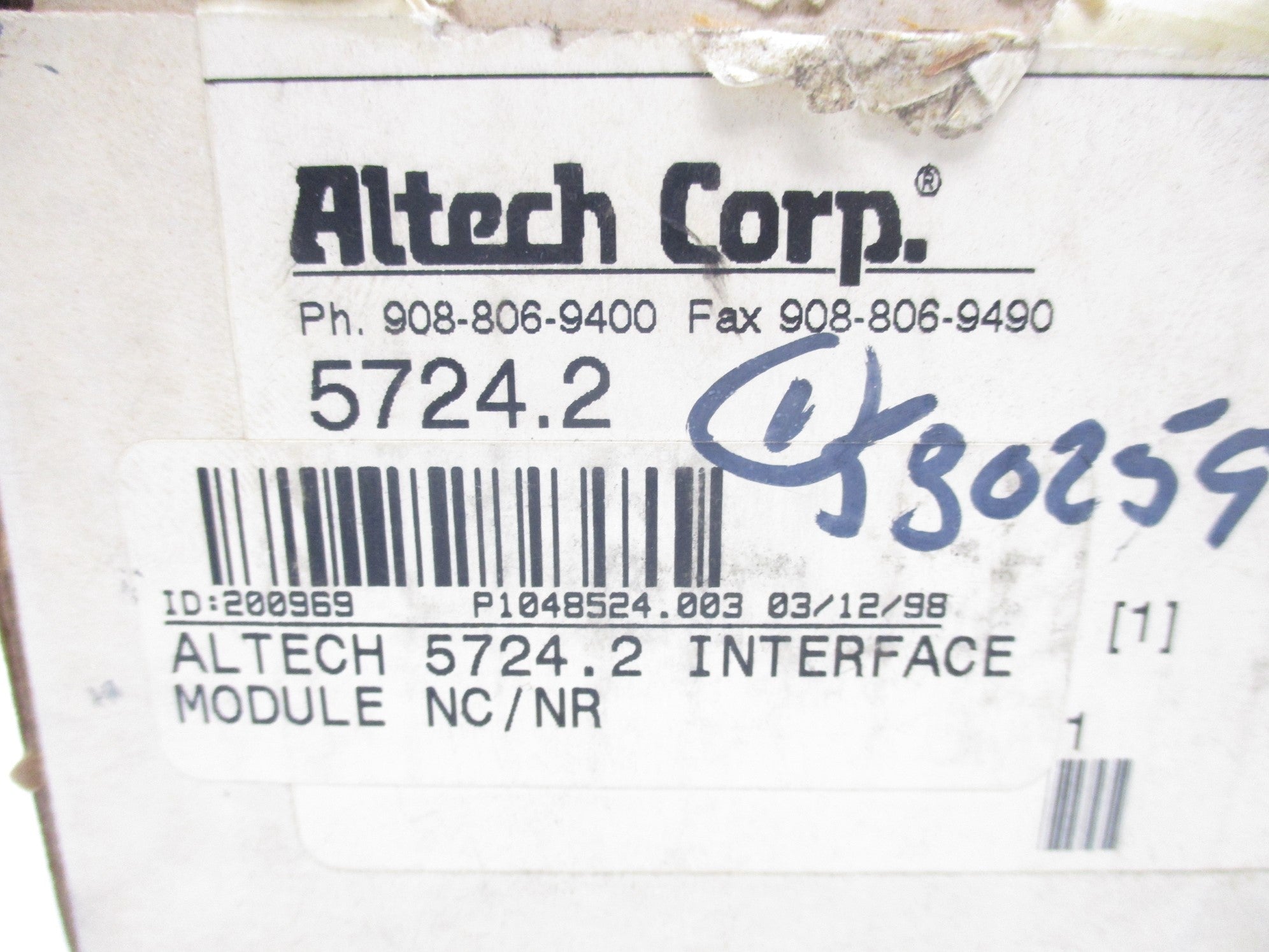 ALTECH 5724.2 NSMP