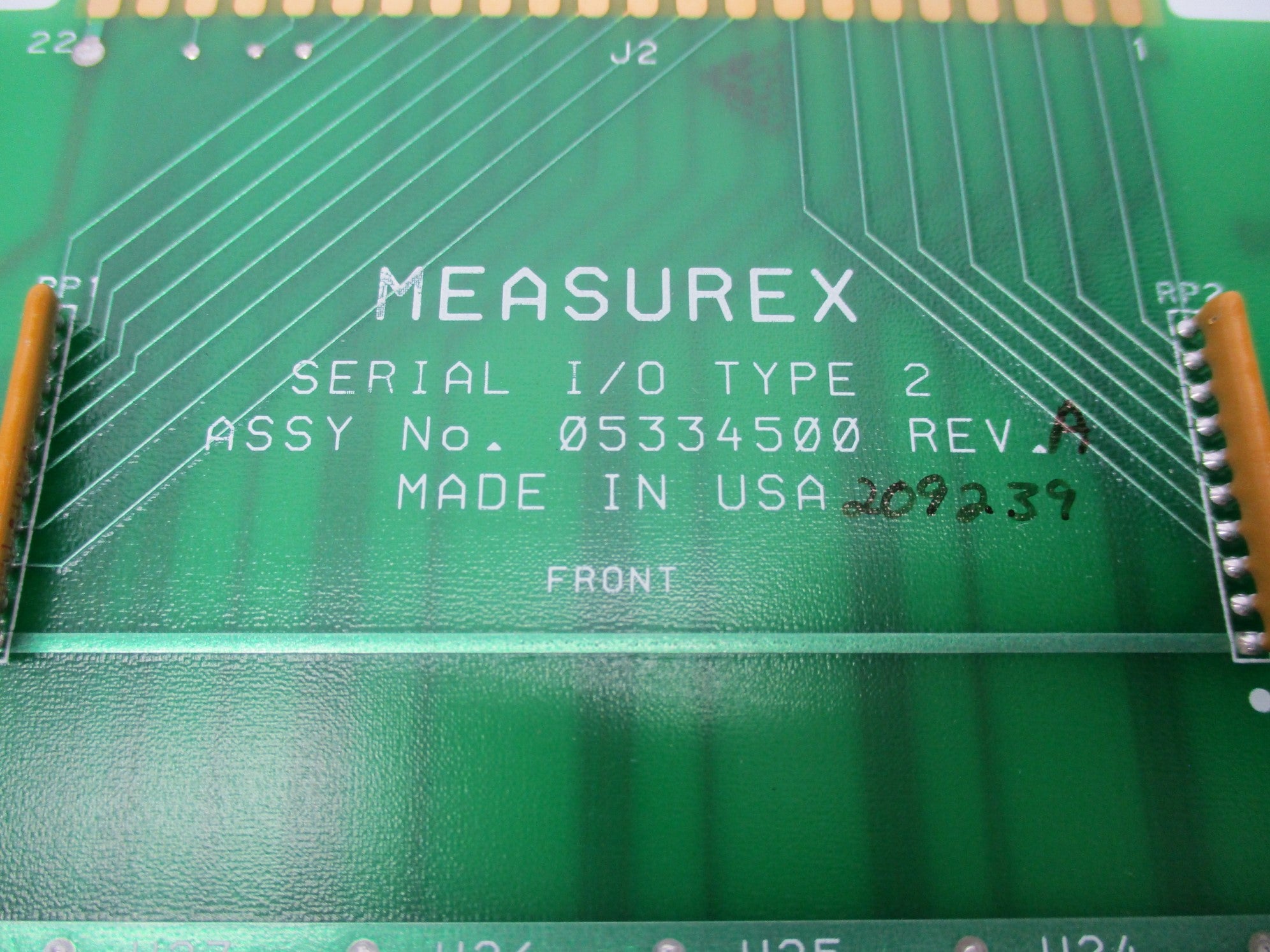 MEASUREX 05334500 REV. A NSNP