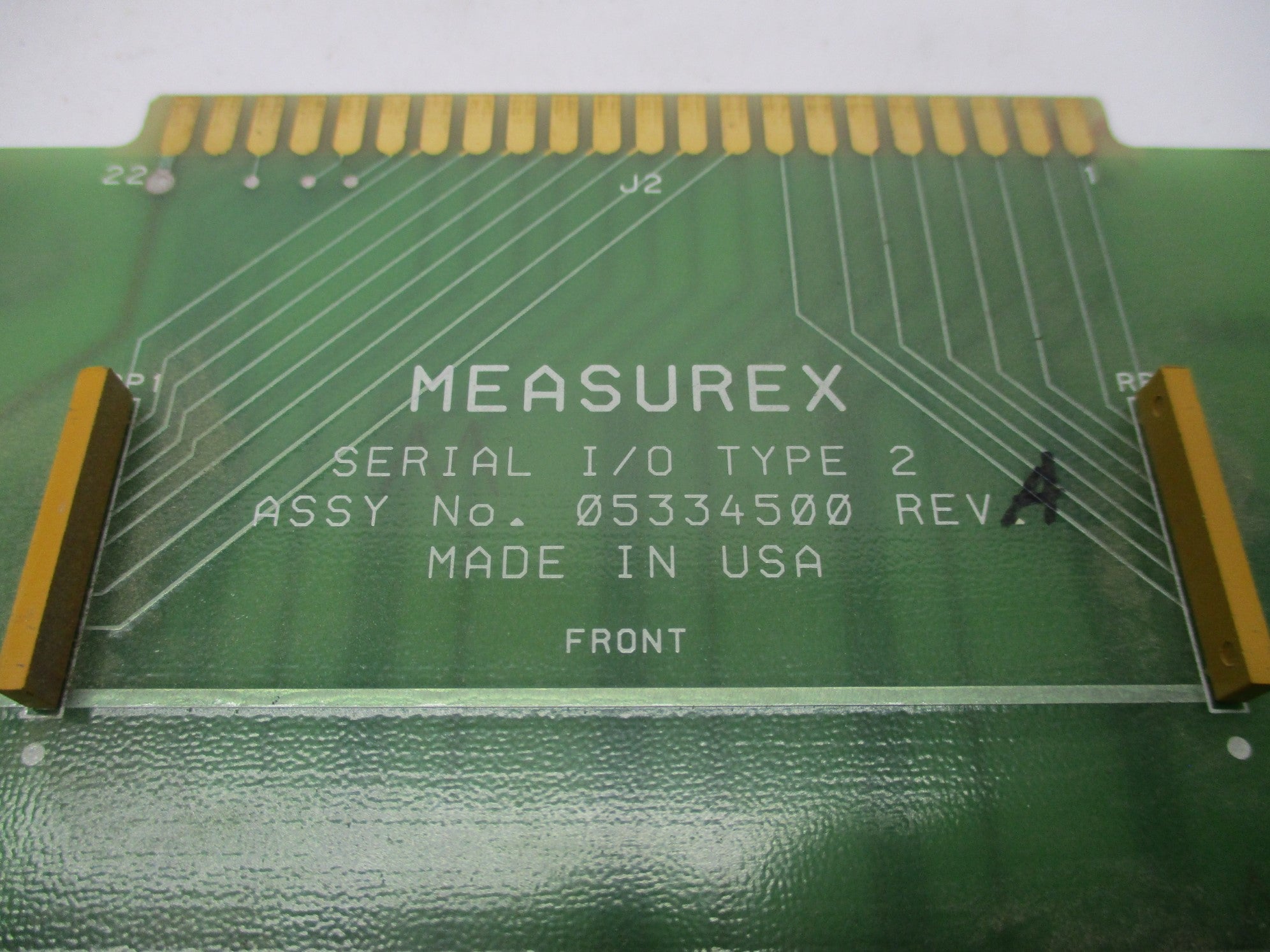 MEASUREX 05334500 REV. A UNMP