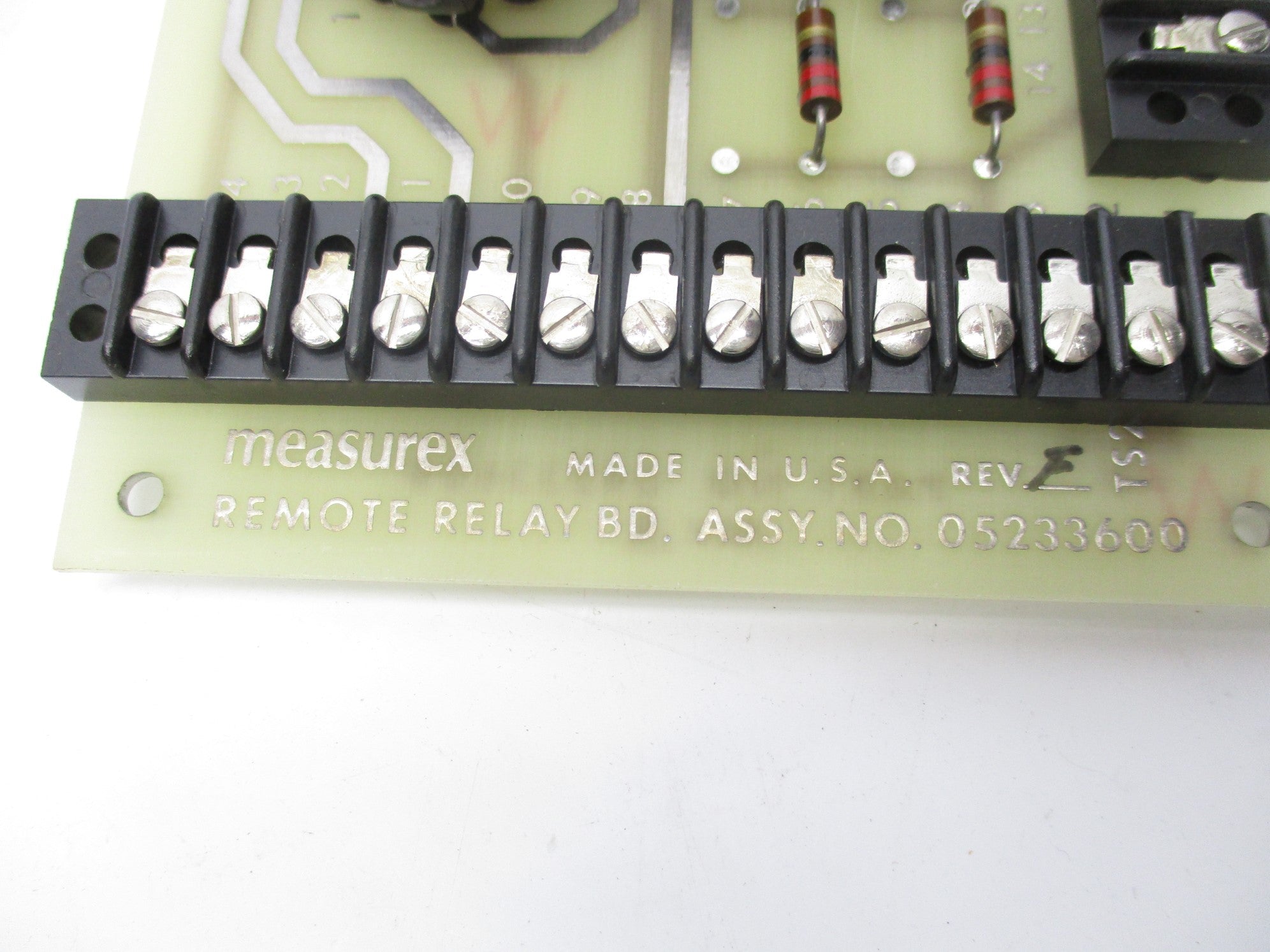 MEASUREX 05233600 REV. F NSNP