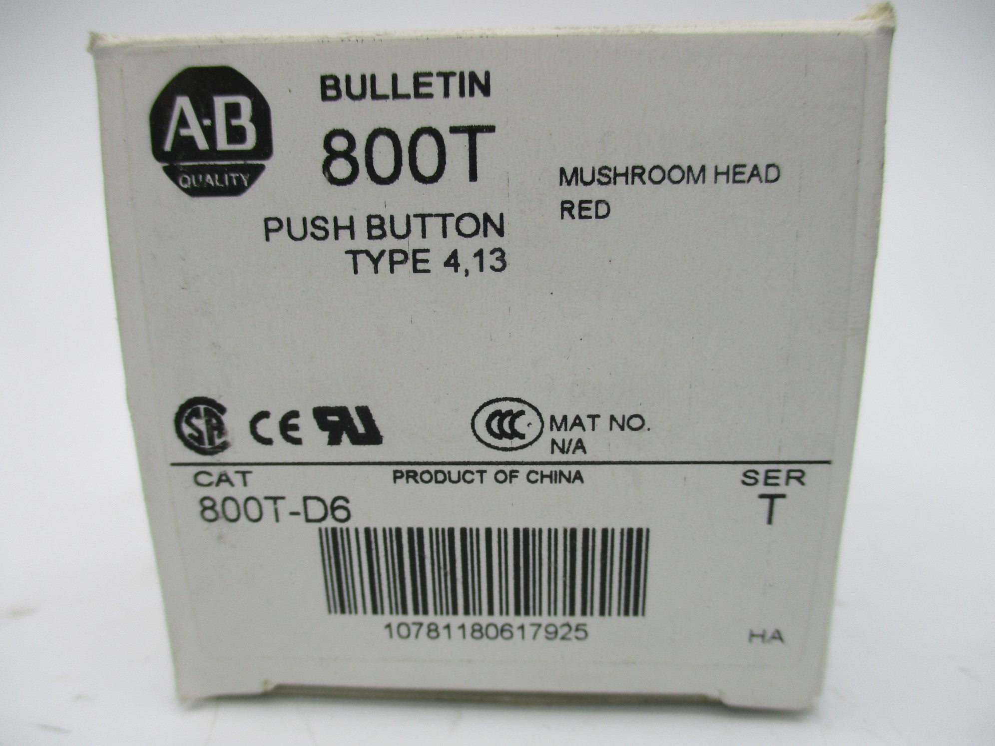 INDUSTRIAL SPARE PART 800T-D6 SER. T (WH) NSMP