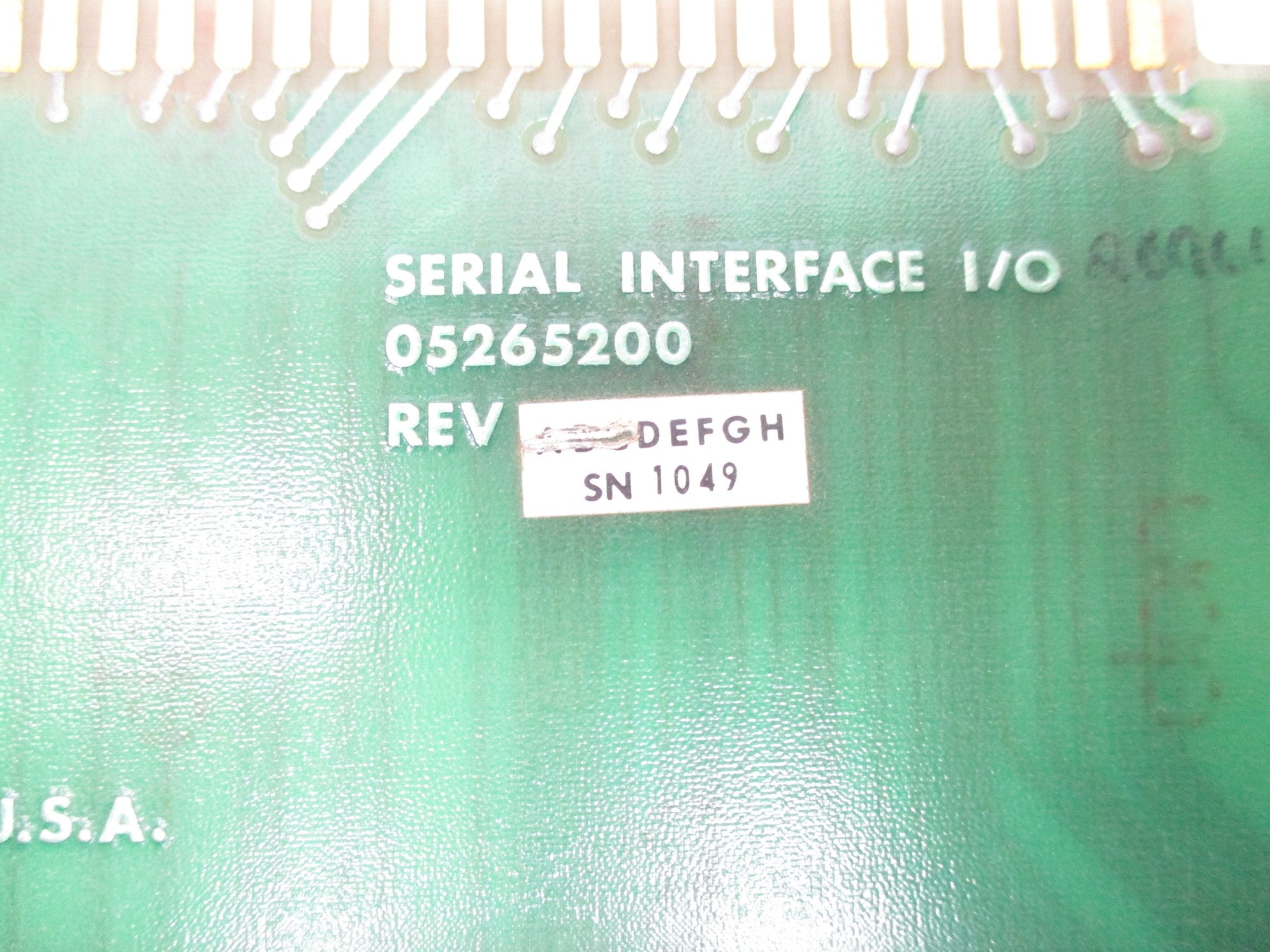 MEASUREX 05265200 REV. C UNMP