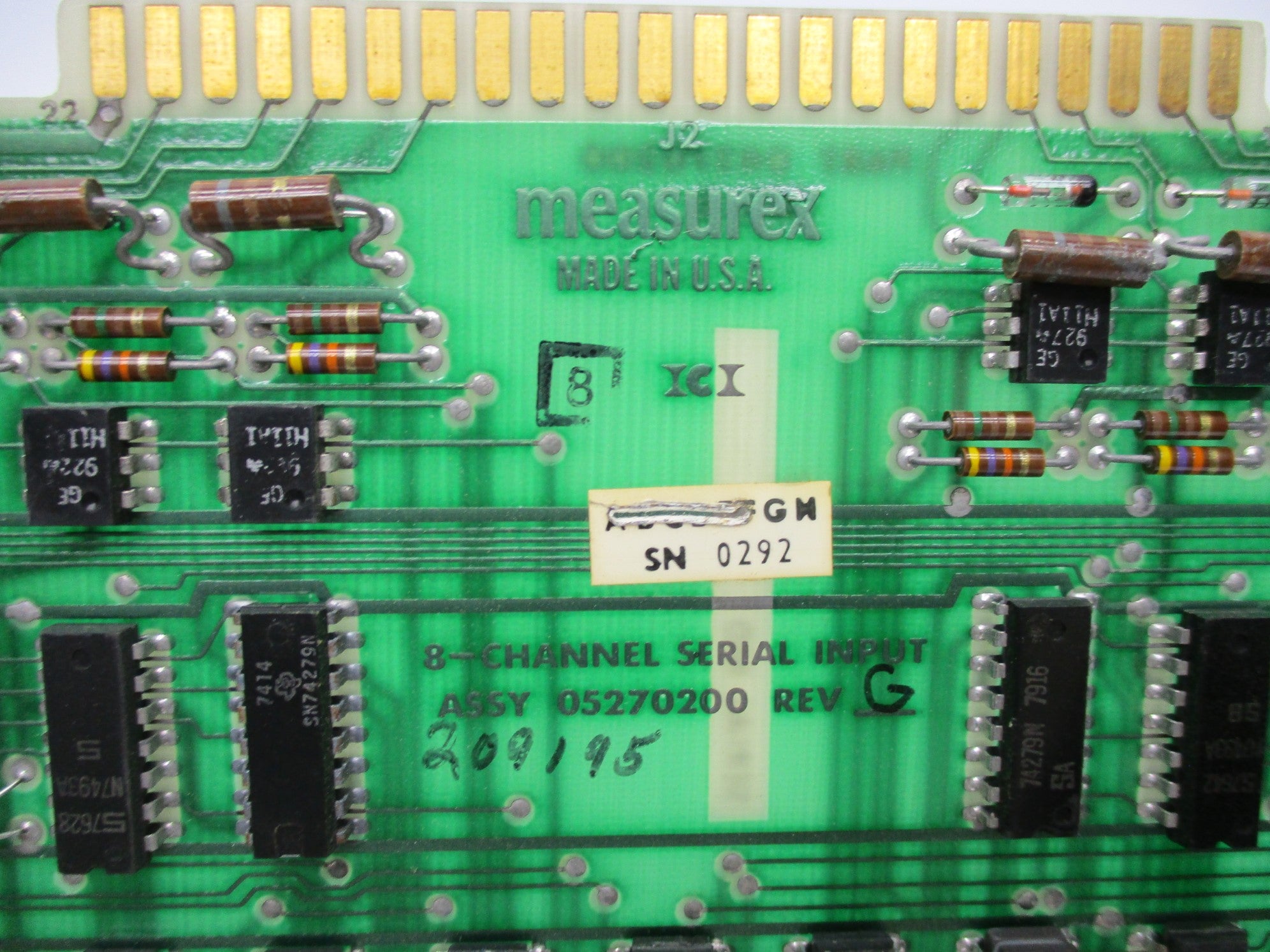 MEASUREX 05270200 04270200 REV. G UNMP
